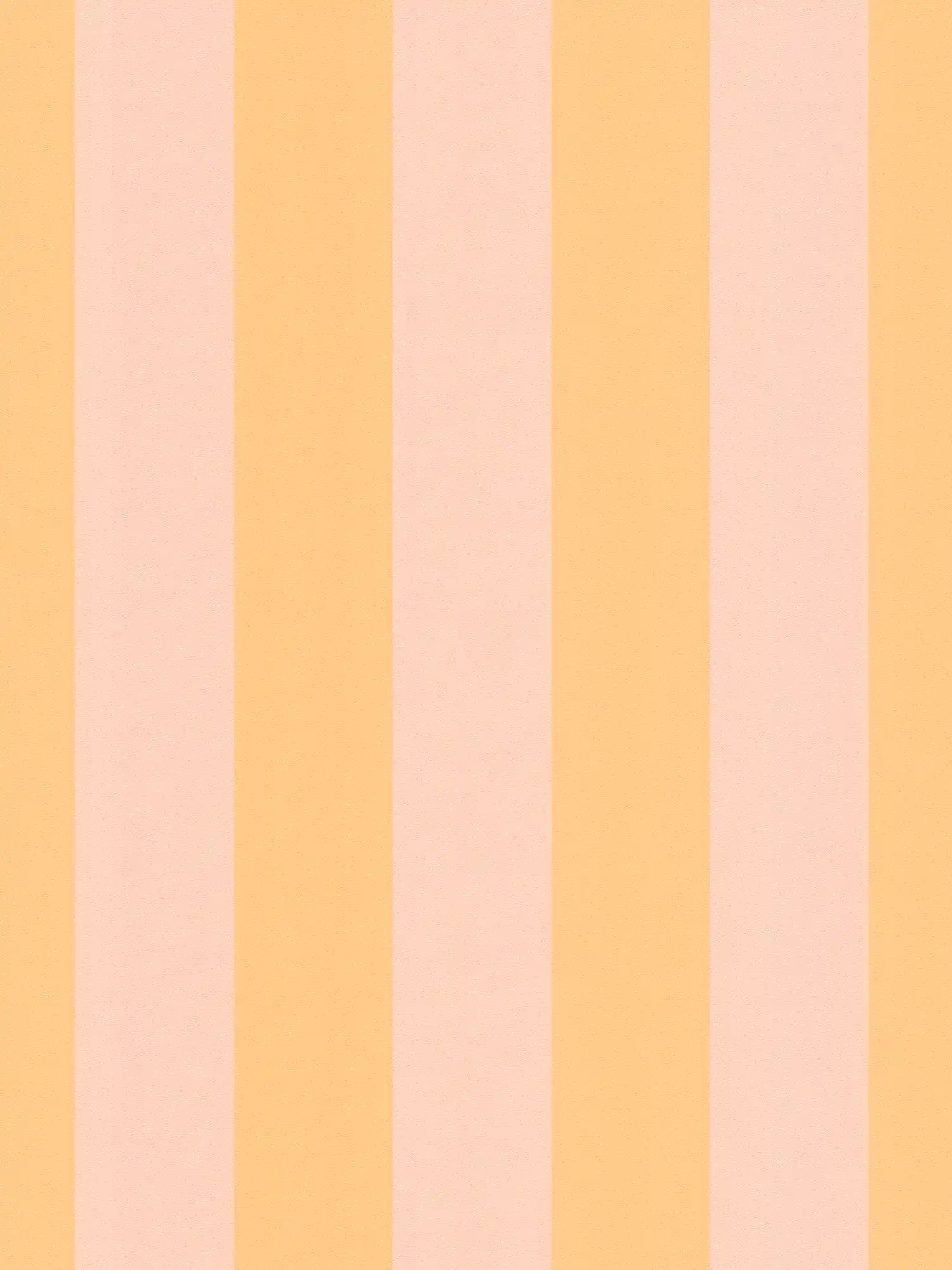 Vliestapete mit Blockstreifen in sanften Farbtönen – Orange, Rosa
