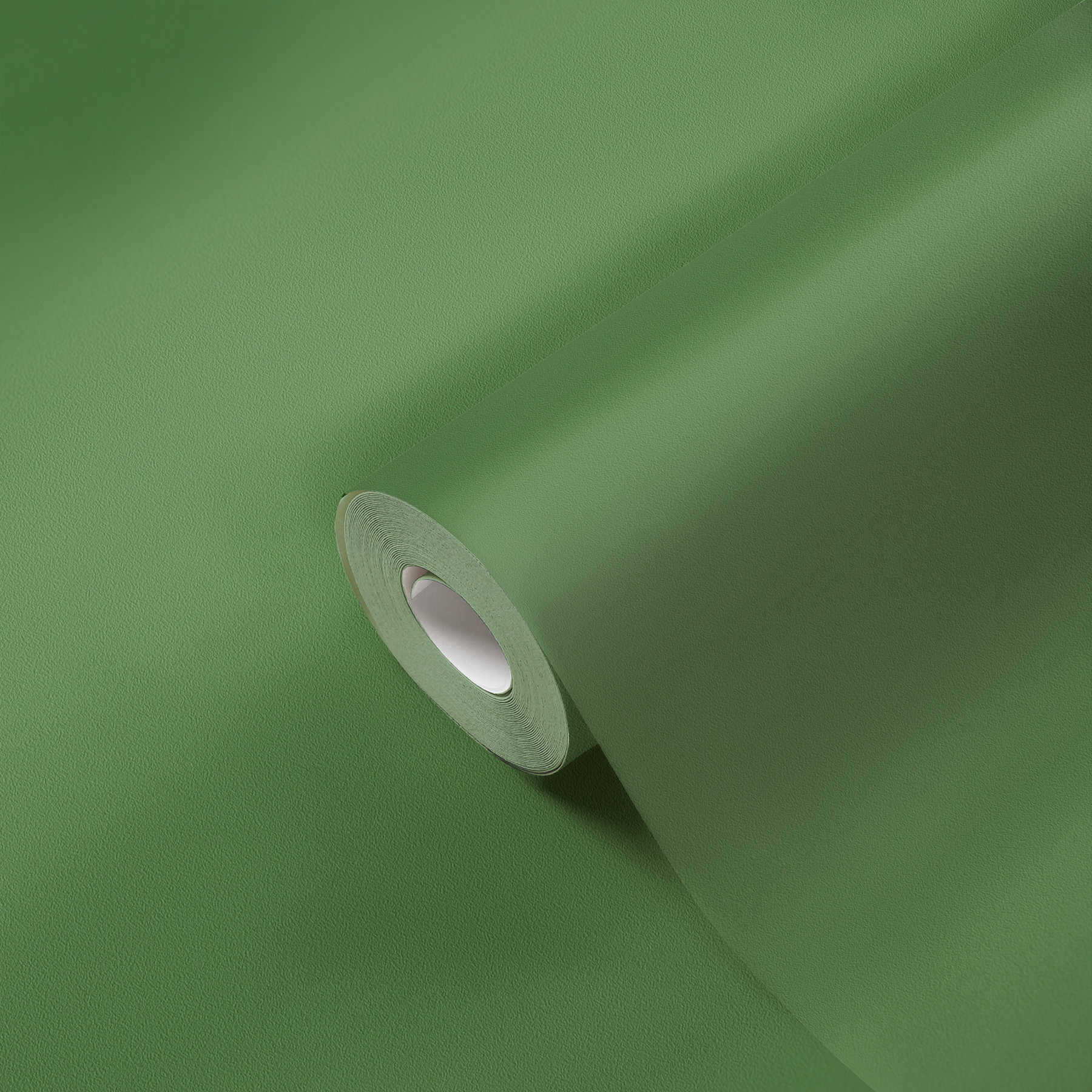             Premium Tapete einfarbig & matt – Grün
        