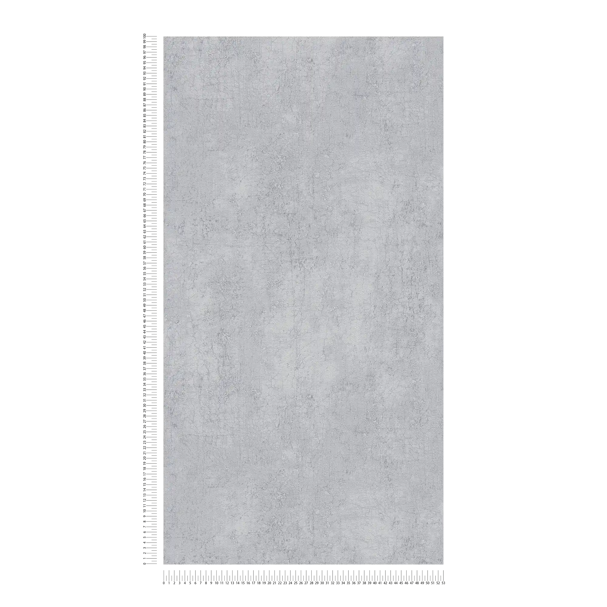             Putzoptik Tapete Steingrau mit Silber Akzenten – Grau, Metallic
        