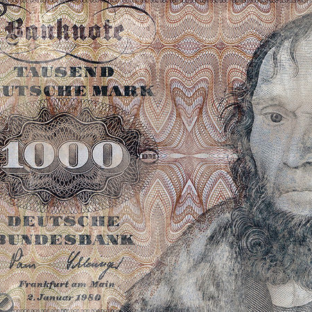        Fototapete historischer Geldschein – Tausend Mark
    