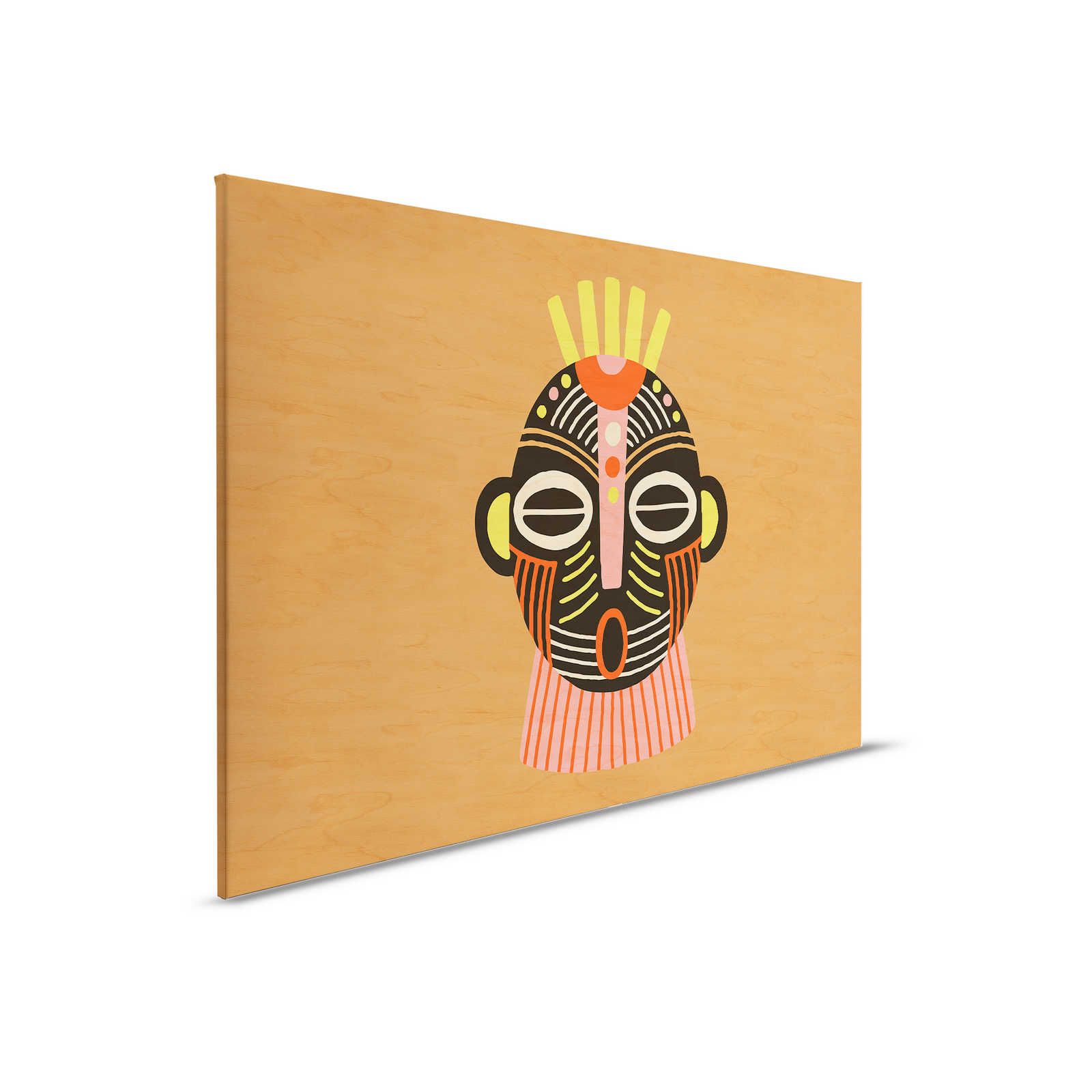         Overseas 4 - Leinwandbild Afrika Design Inspiration Maske – 0,90 m x 0,60 m
    