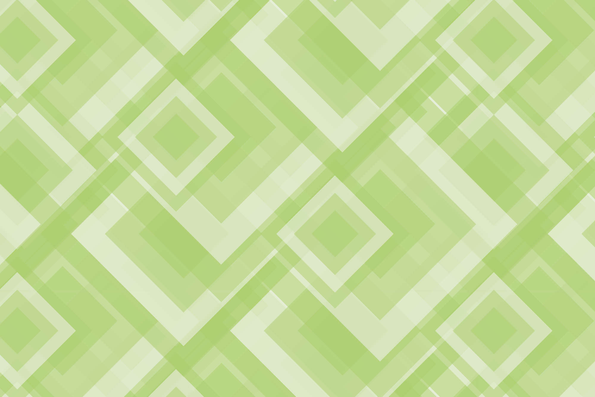             Design Fototapete überlappende Quadrate grün auf Premium Glattvlies
        