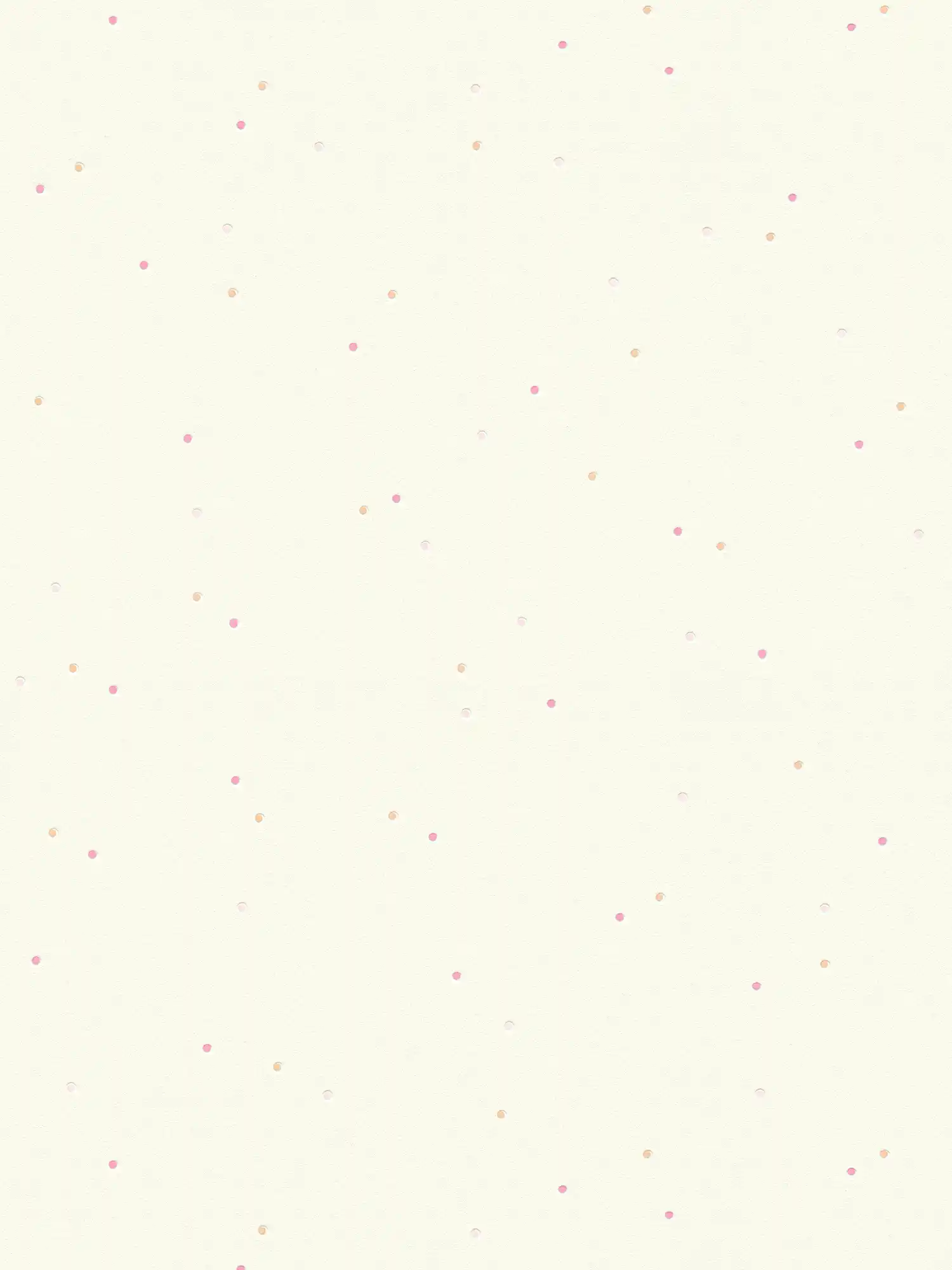 Helle Tapete mit Punkt-Muster in Rosa & Pink – Weiß
