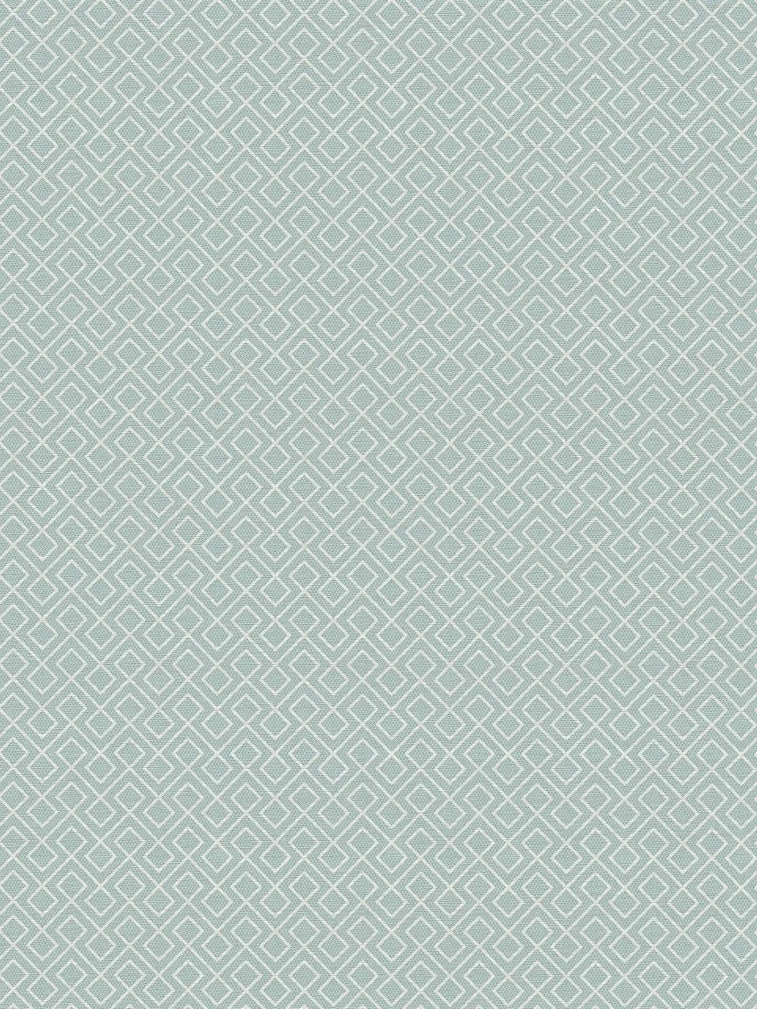 Vliestapete mit graphischem Muster im Scandi Stil – Blau
