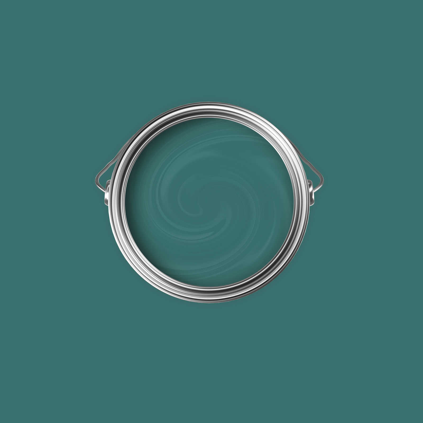            Premium Wandfarbe harmonisches Blaugrün »Expressive Emerald« NW411 – 2,5 Liter
        