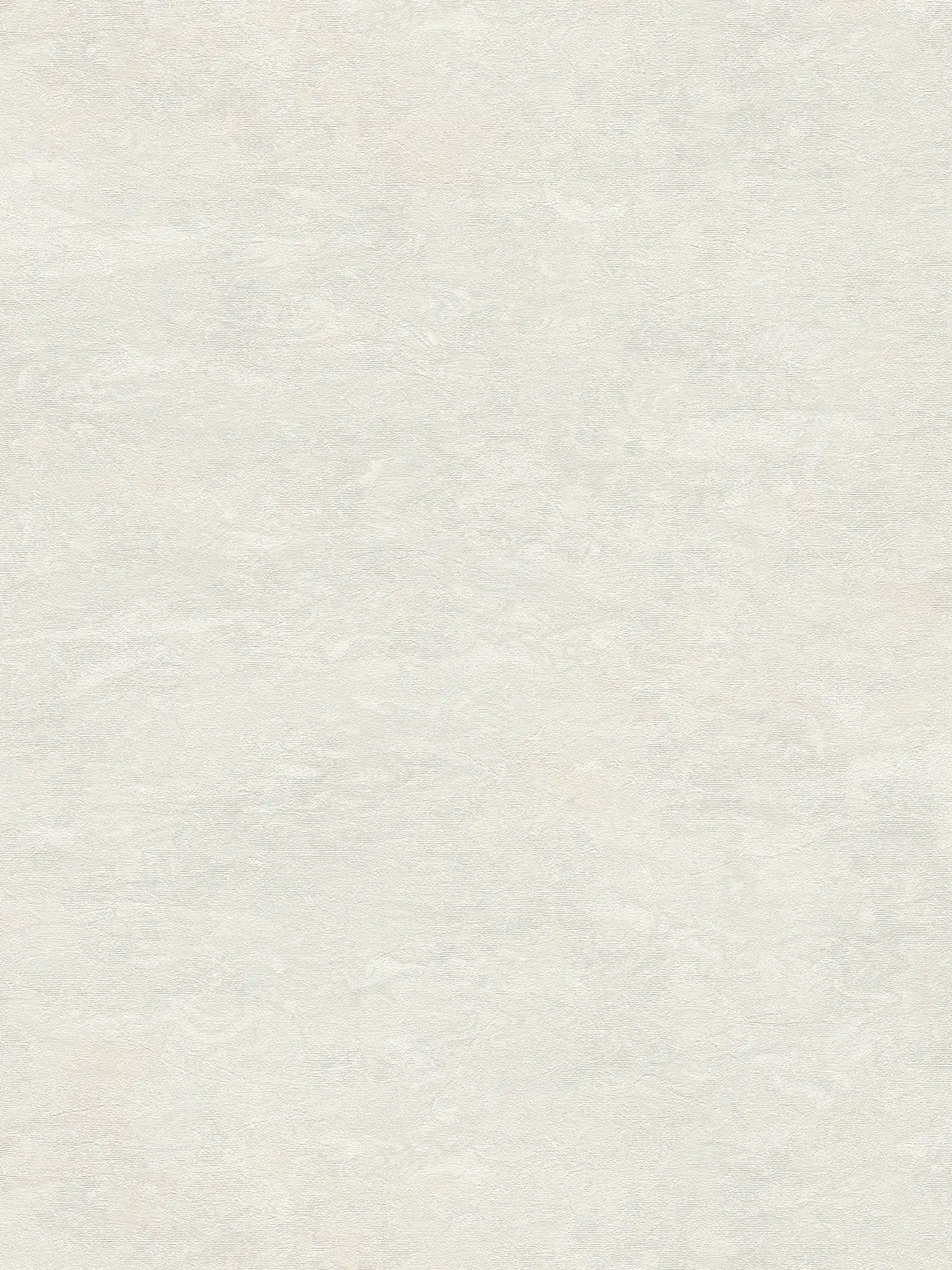 Cremeweiße Tapete mit dezenter Marmorierung – Weiß, Grau
