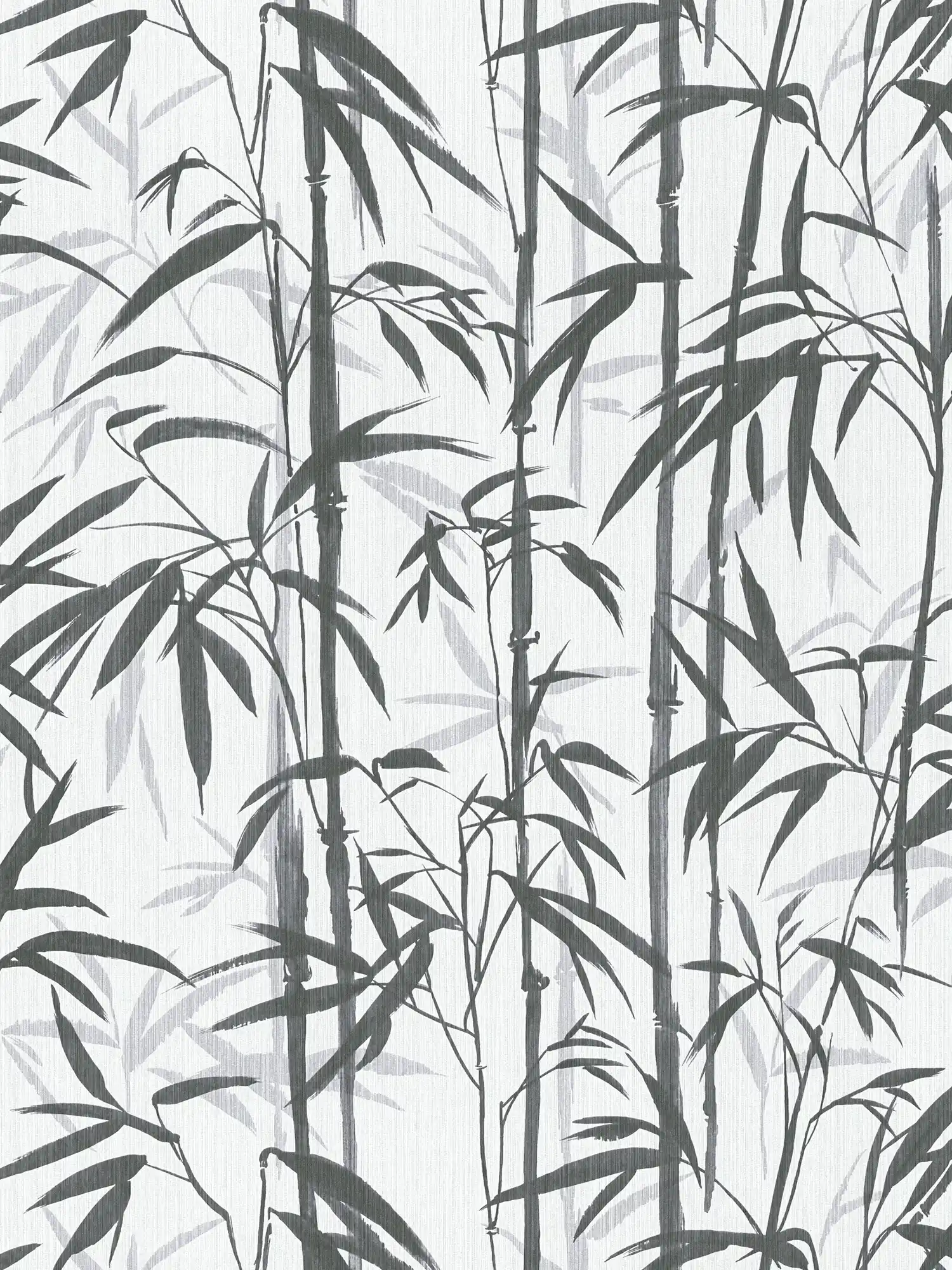 MICHALSKY Vliestapete Bambus Design in Schwarz-Weiß
