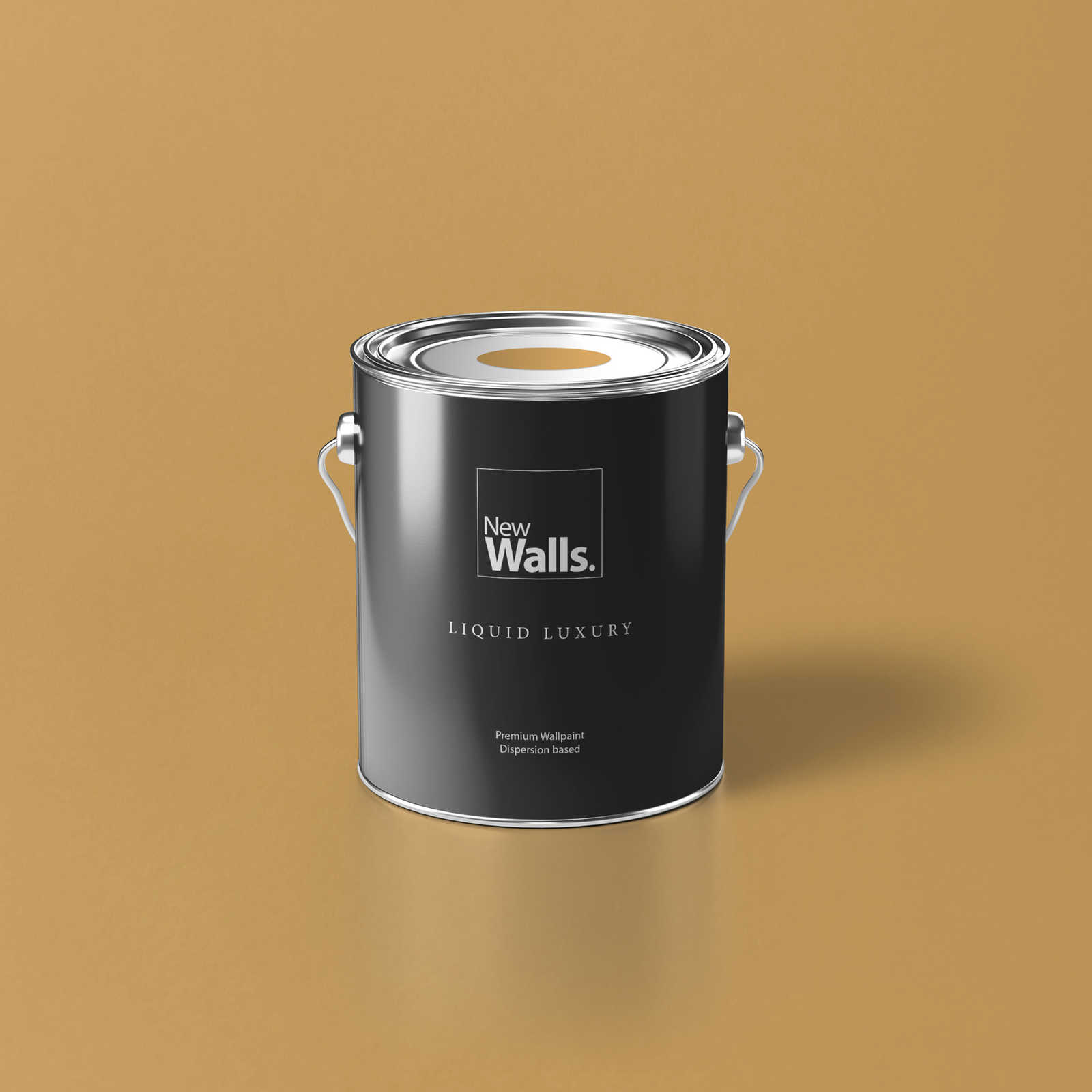 Premium Wandfarbe erfrischendes Senfgelb »Beige Orange/Sassy Saffron« NW812 – 2,5 Liter

