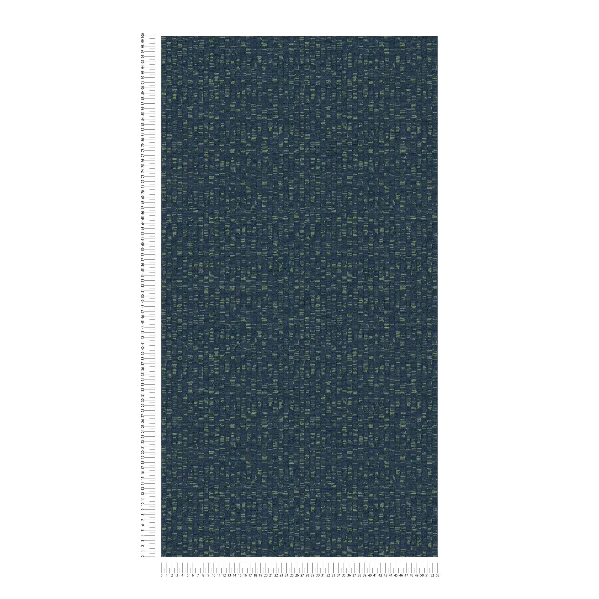             Vliestapete mit dezentem Muster – Blau, Grün
        