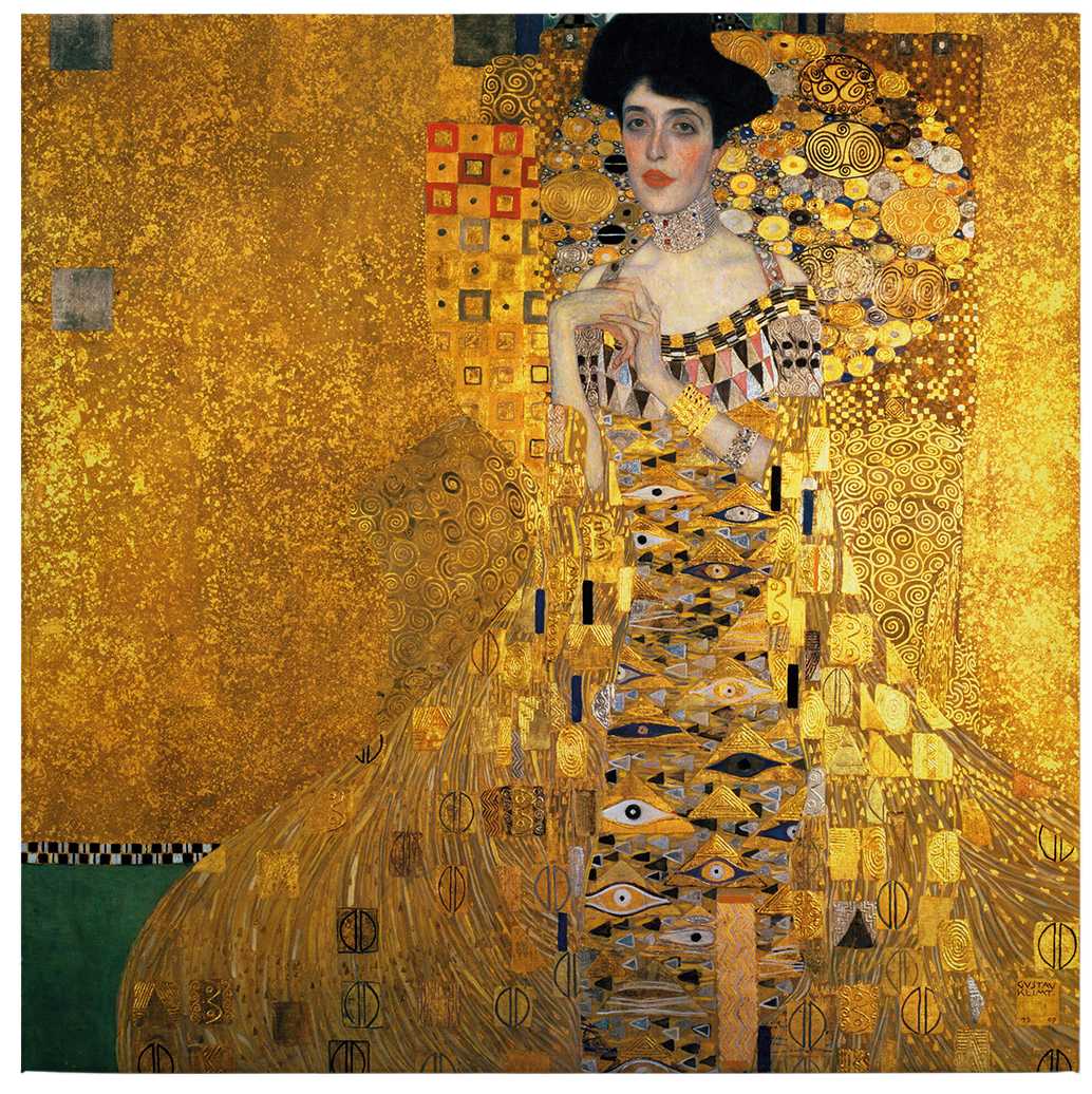             Quadratisches Leinwandbild "Adele" Gustav Klimt – 0,50 m x 0,50 m
        