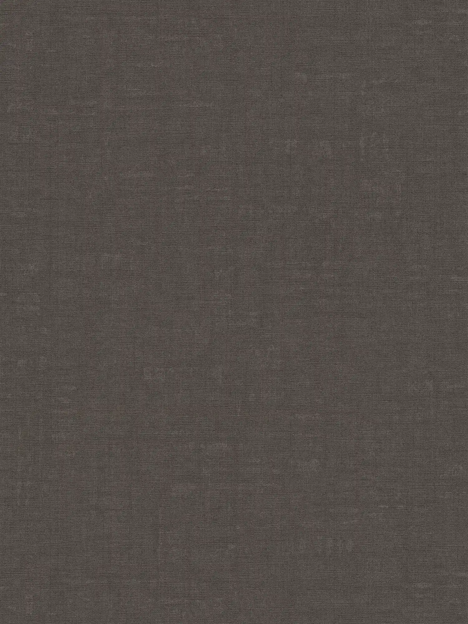 Melierte Tapete unifarben mit Strukturdesign – Grau, Schwarz
