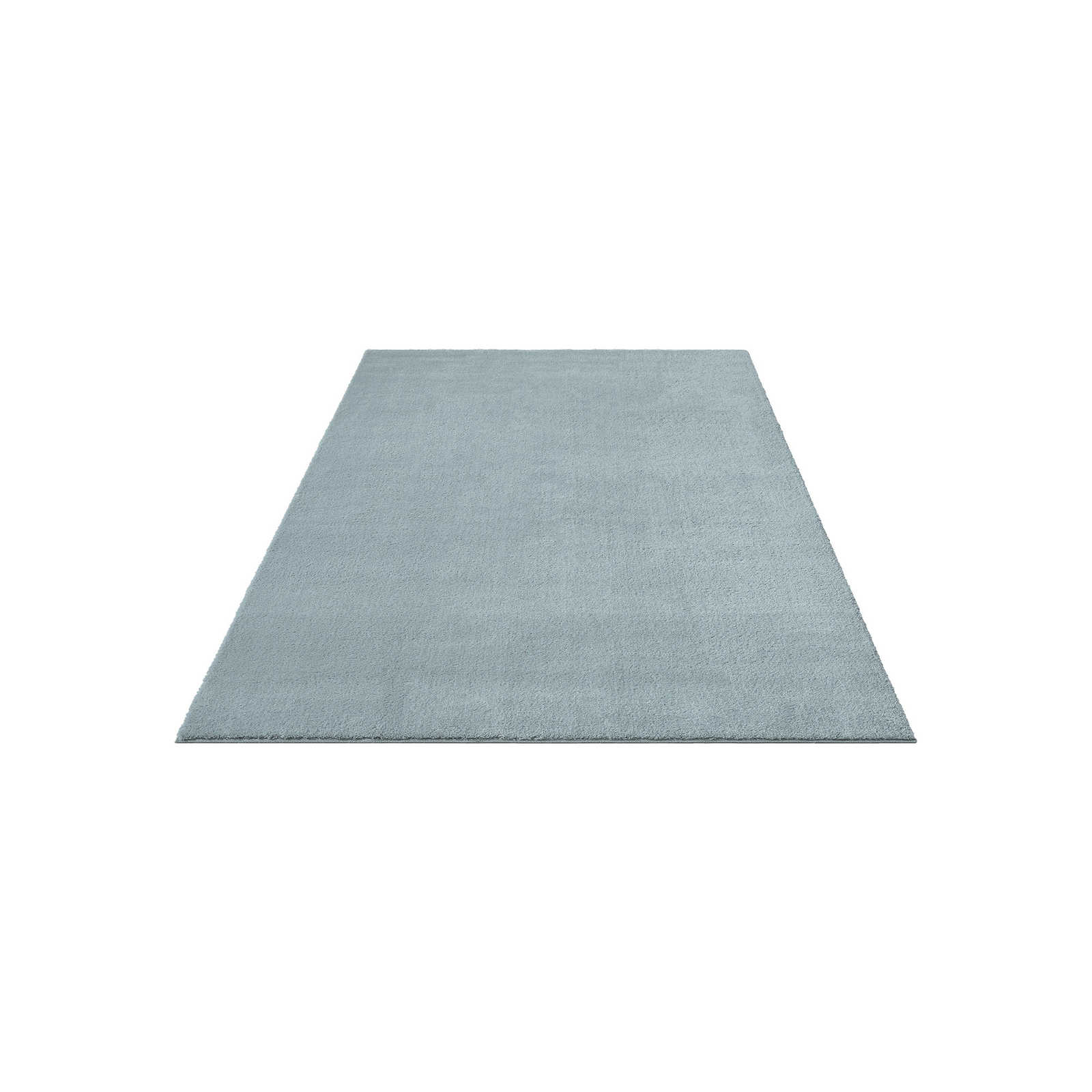 Flauschiger Hochflor Teppich in Blau – 230 x 160 cm
