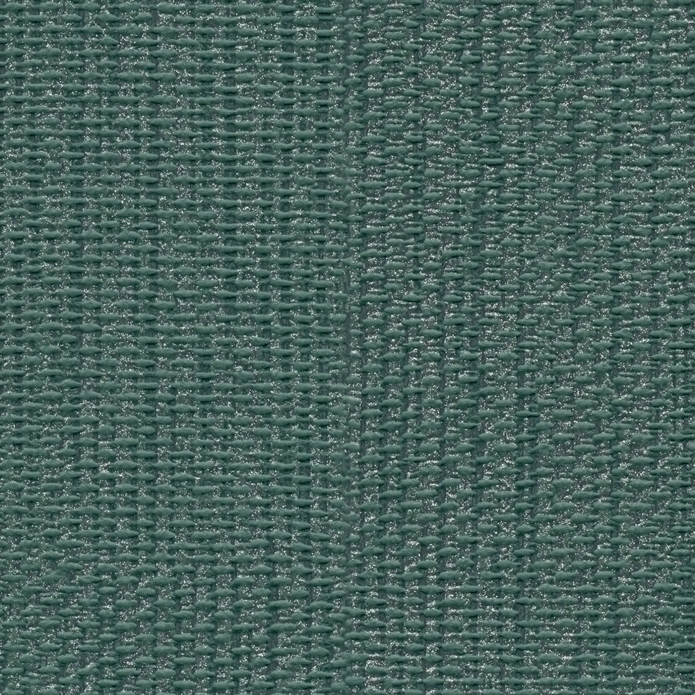             Einfarbige Vliestapete in Textiloptik – Grün, Dunkelgrün
        