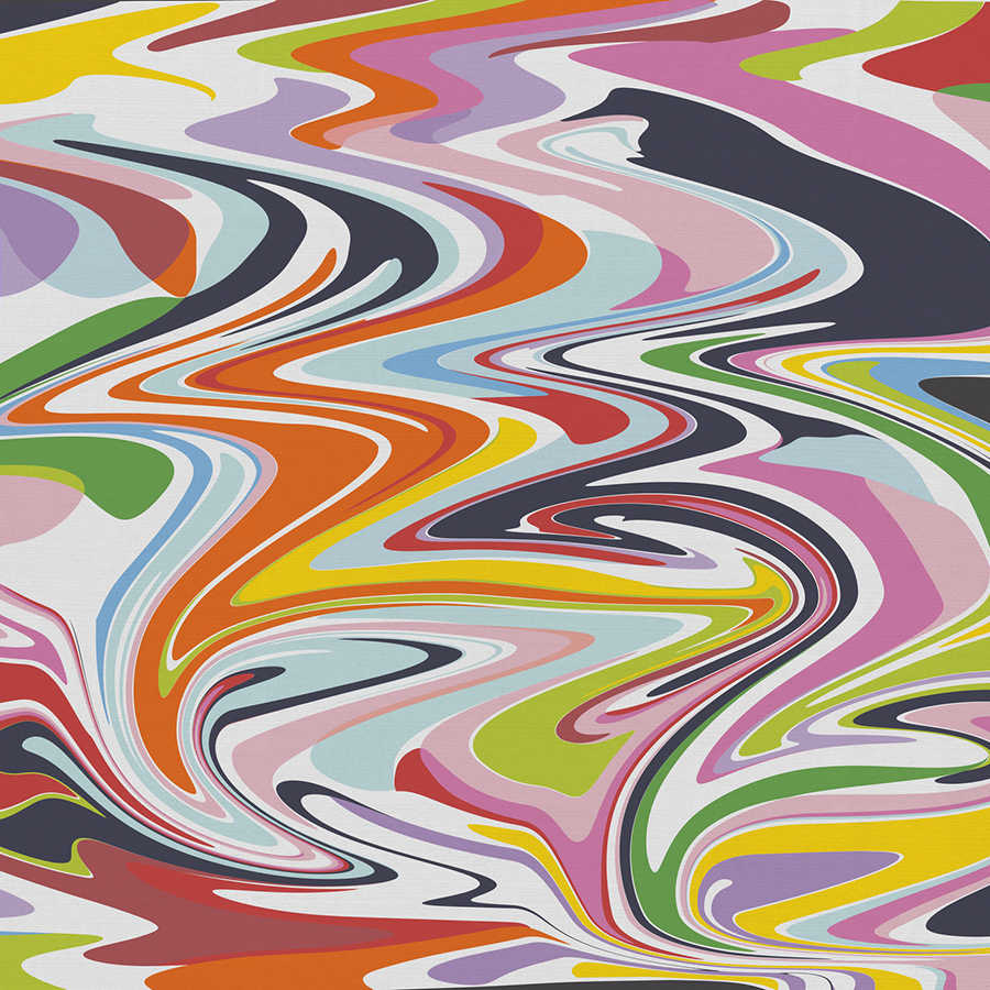 Fototapete abstraktes Farbgemisch buntes Muster – Bunt
