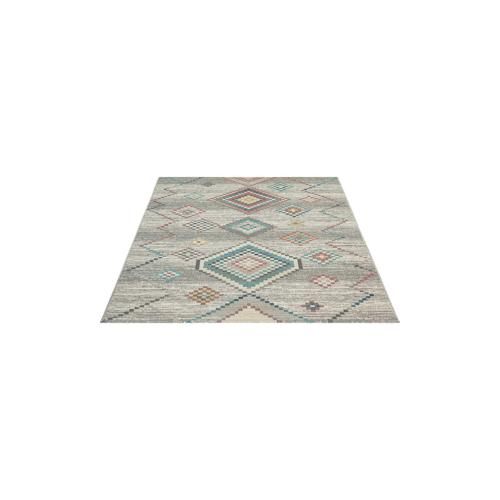 Cremefarbener Outdoor Teppich aus Flachgewebe – 200 x 140 cm
