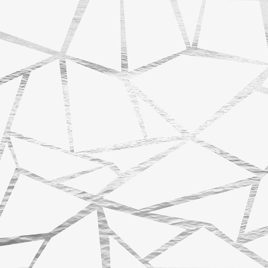 Design Fototapete Modernes Muster grau auf Perlmutt Glattvlies
