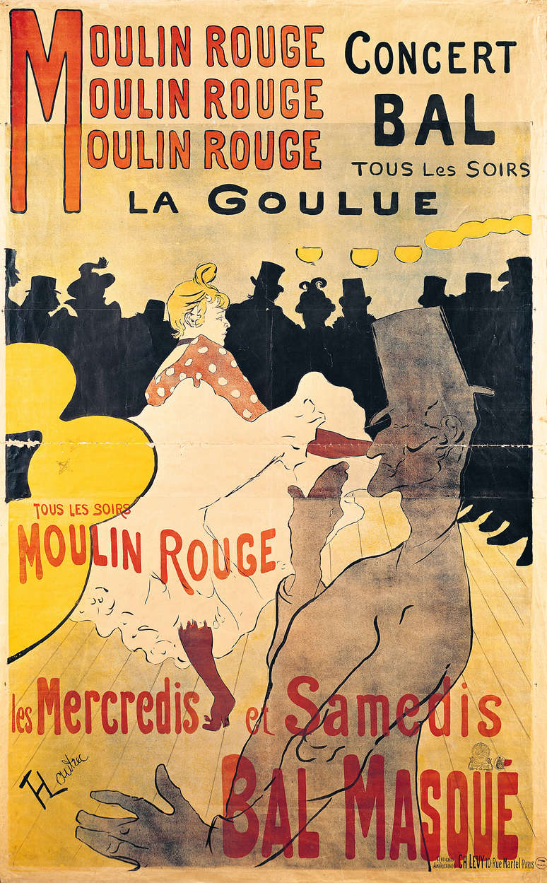             Fototapete "Werbeplakat für "La Goulue" im Moulin Rouge" von Hendri de Toulouse-Lautrec
        