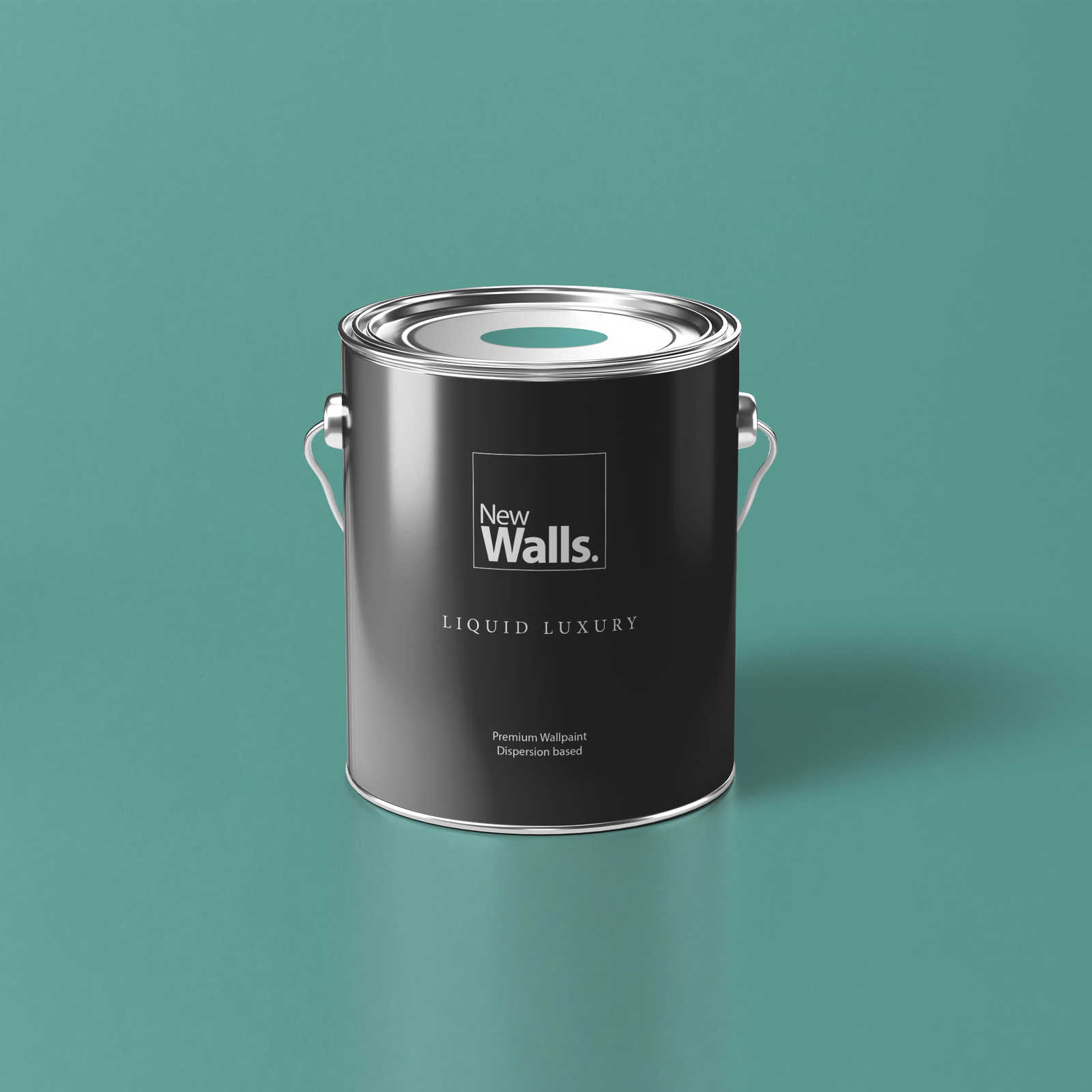 Premium Wandfarbe strahlendes Mint »Expressive Emerald« NW407 – 5 Liter
