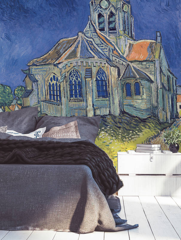             Fototapete "Die Kirche in Auvers" von Vincent van Gogh
        