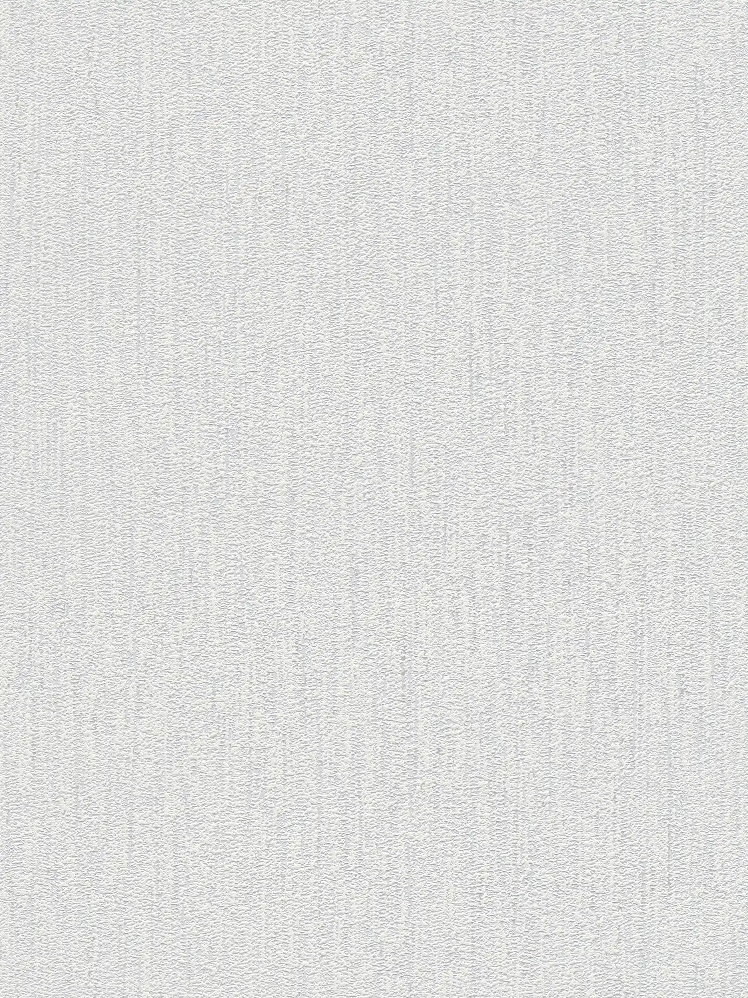 Einfarbige Tapete mit Gewebe Struktur – Weiß, Hellgrau
