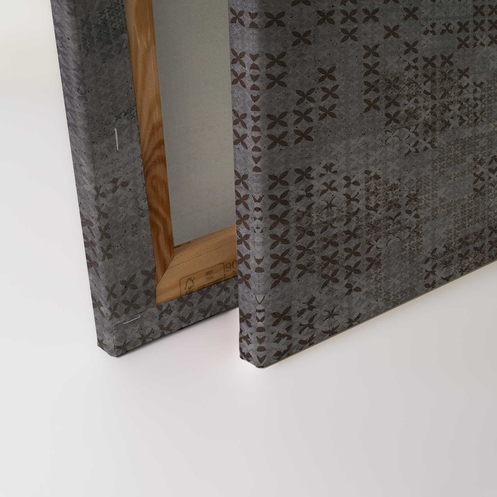             Leinwandbild Kreuz Muster im Pixel-Stil – 0,90 m x 0,60 m
        