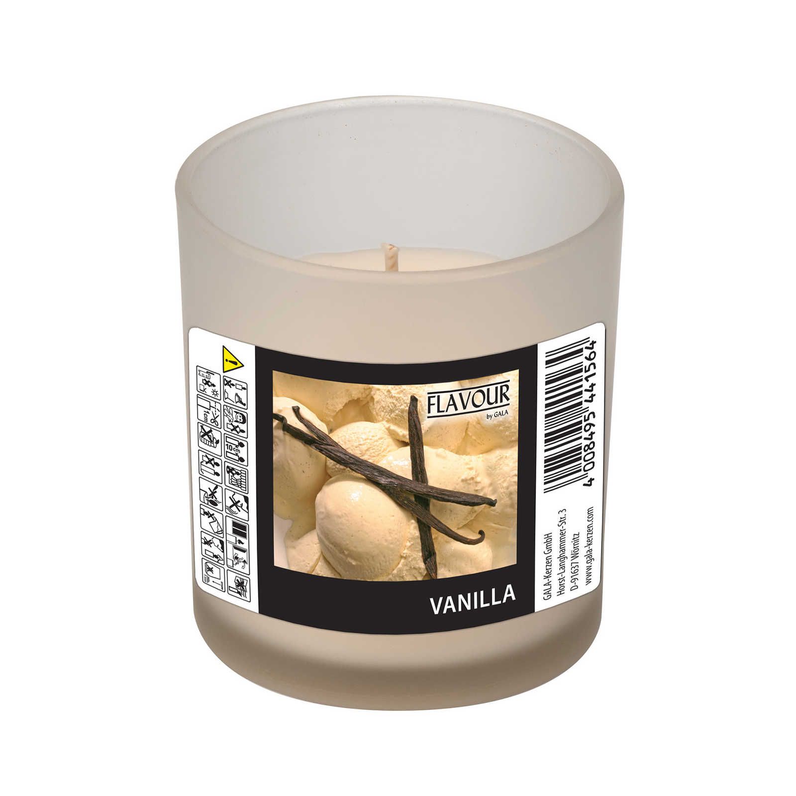             Vanille Duftkerze mit cremigen Vanilleduft – 110g
        