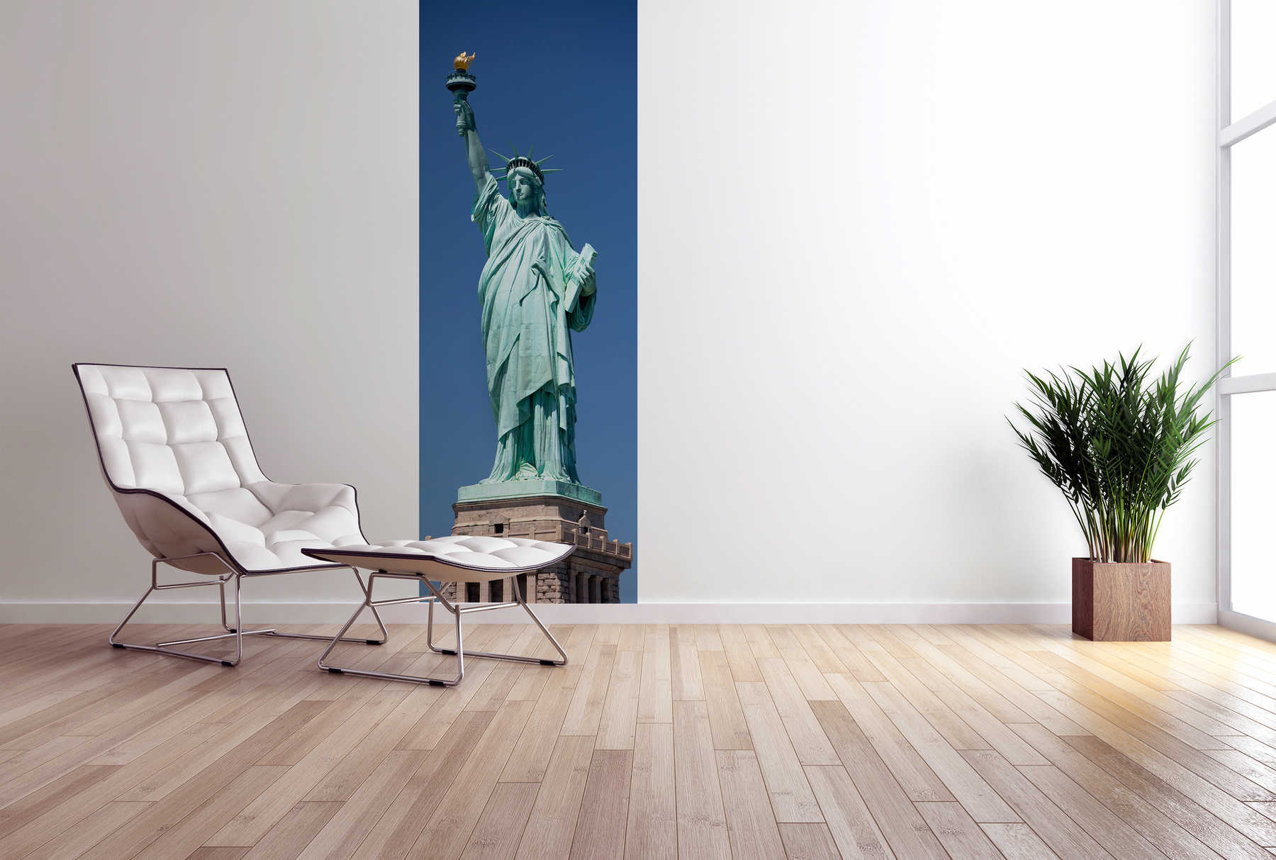             Städte Fototapete Freiheitstatue New York auf Premium Glattvlies
        