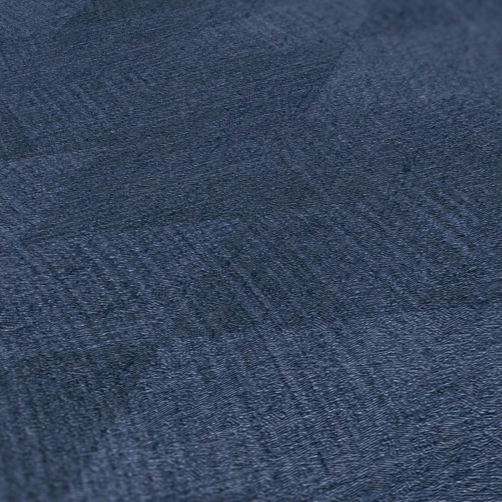             Karierte Tapete Nachtblau mit Struktur & Glanz-Effekt – Blau
        