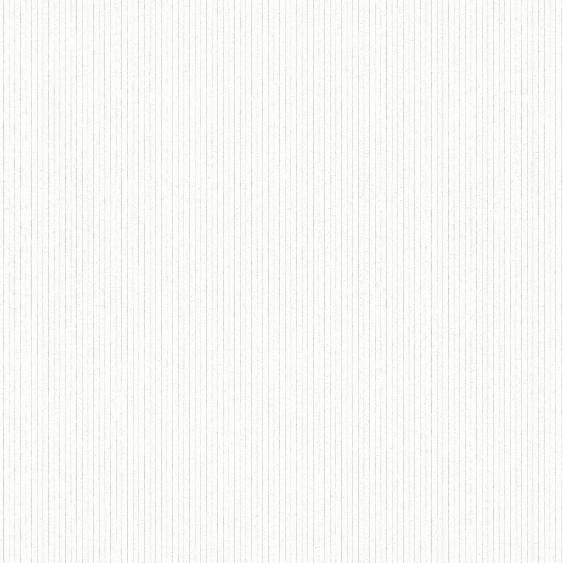 Überstreichbare Vliestapete mit Linieneffekt – Weiß
