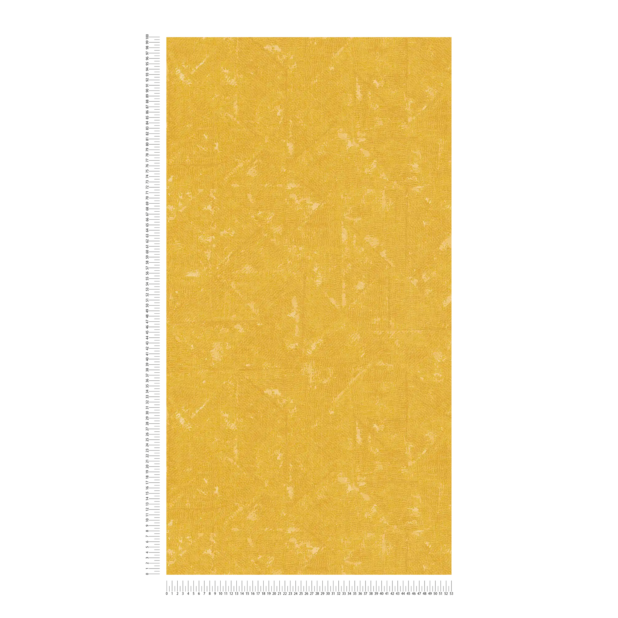             Tapete sommerlich Gelb, asymmetrisches Muster – Gelb
        