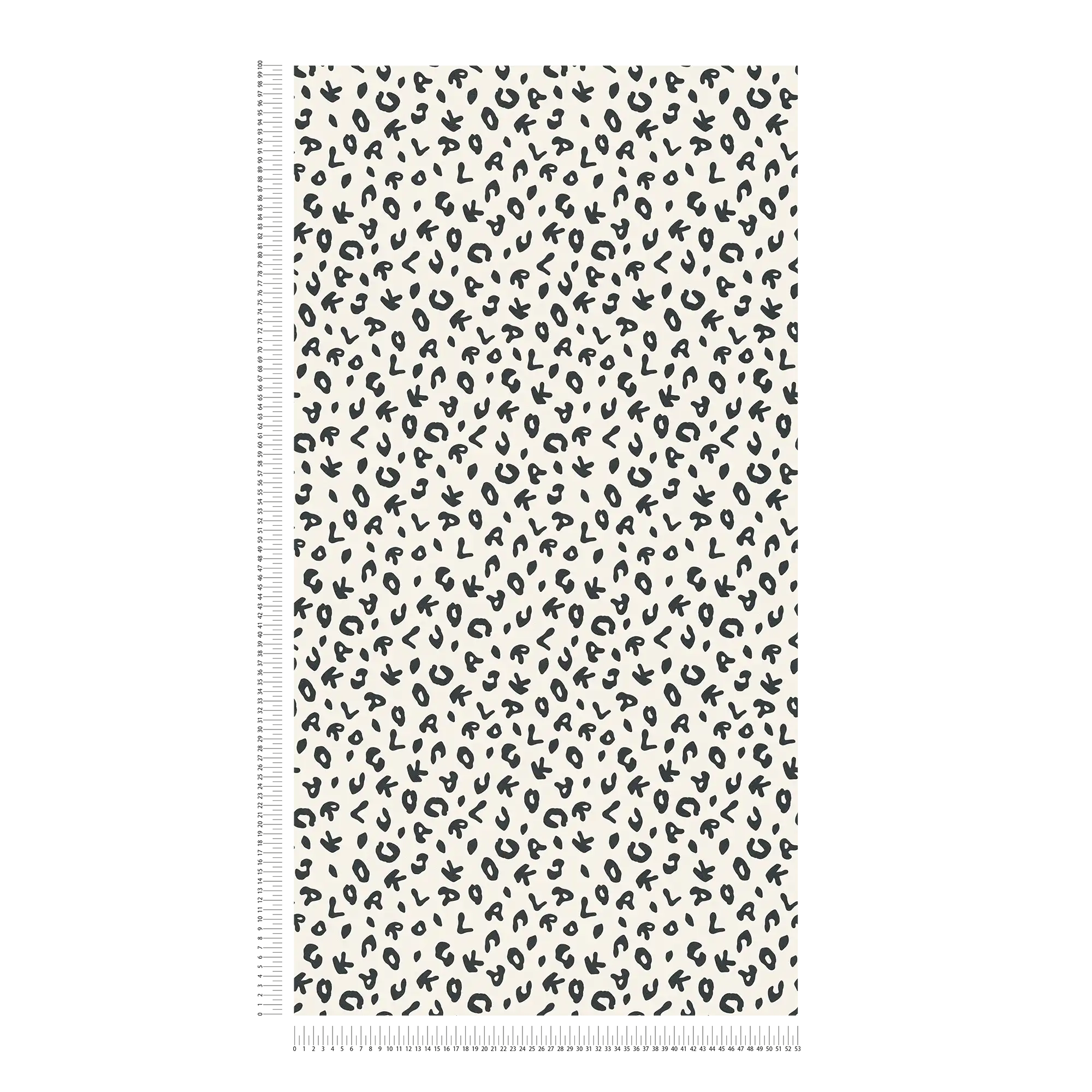             Karl LAGERFELD Tapete im Leoparden Print Stil – Schwarz, Weiß
        