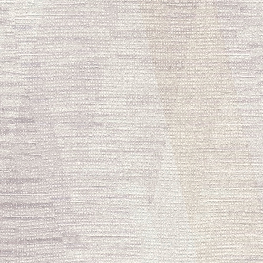             Textiloptik Tapete mit Rauten Muster – Beige, Creme, Braun
        