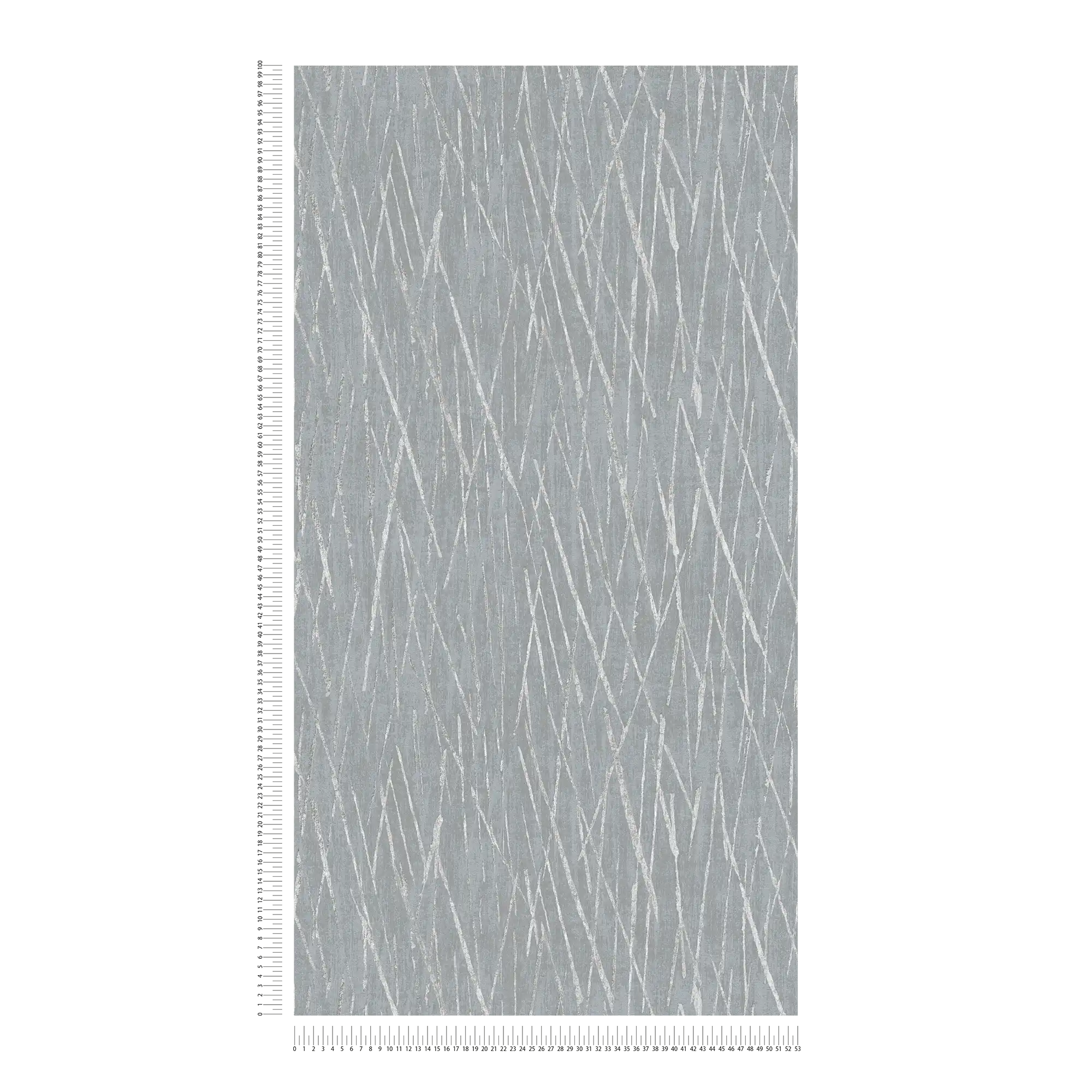             Vliestapete mit Naturdesign und Metallic Effekt – Grau, Metallic
        