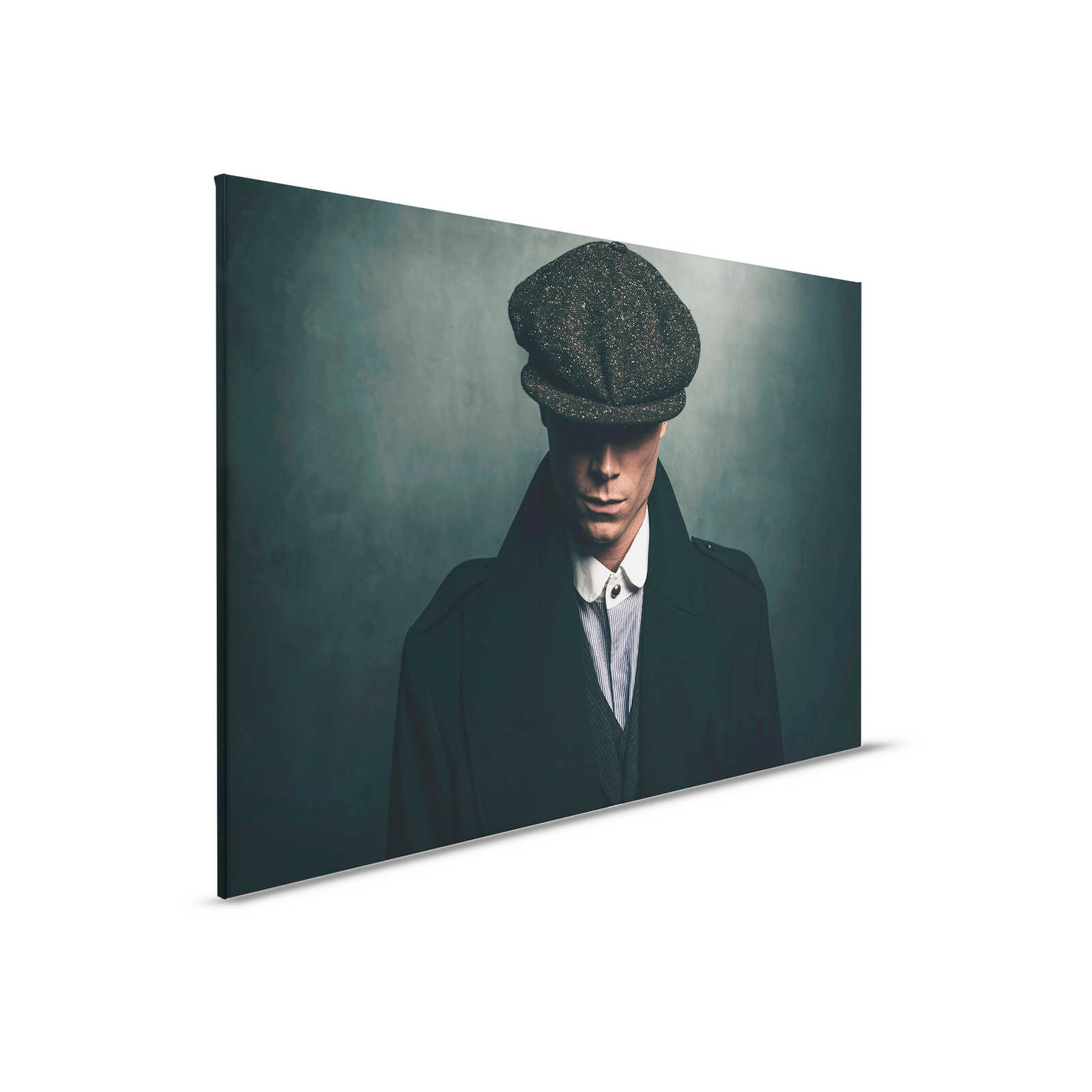         Roger 1 - Leinwandbild Gangster Portrait, Retro Style – 0,90 m x 0,60 m
    