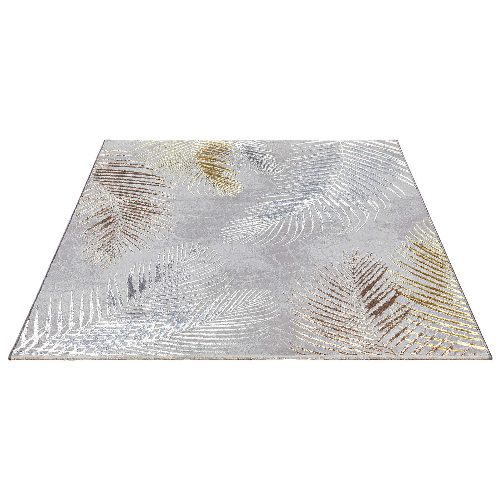 Kuschelweicher Hochflor Teppich in Grau als Läufer – 340 x 240 cm
