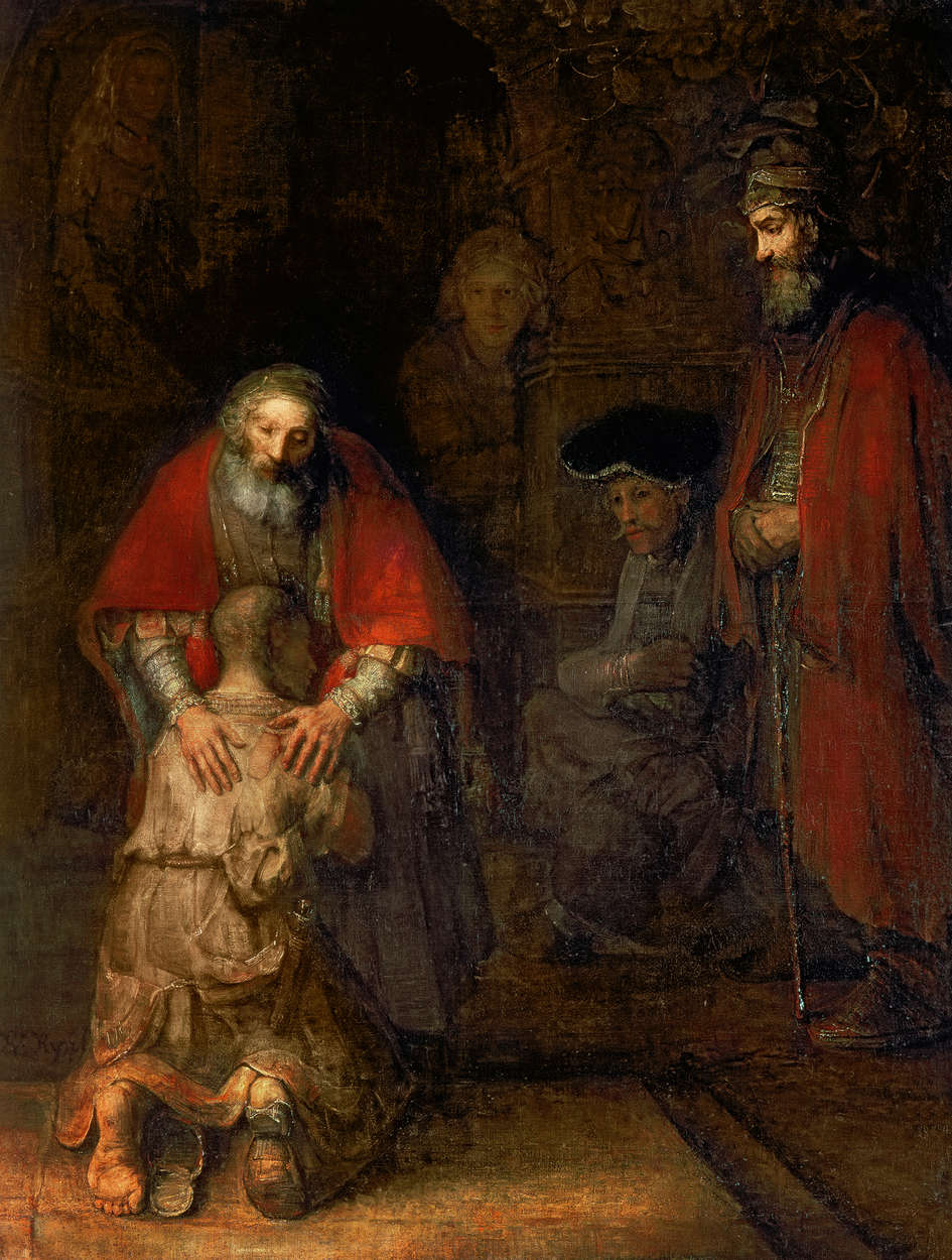             Fototapete "Rückkehr des verlorenen Sohnes" von Rembrandt van Rijn
        