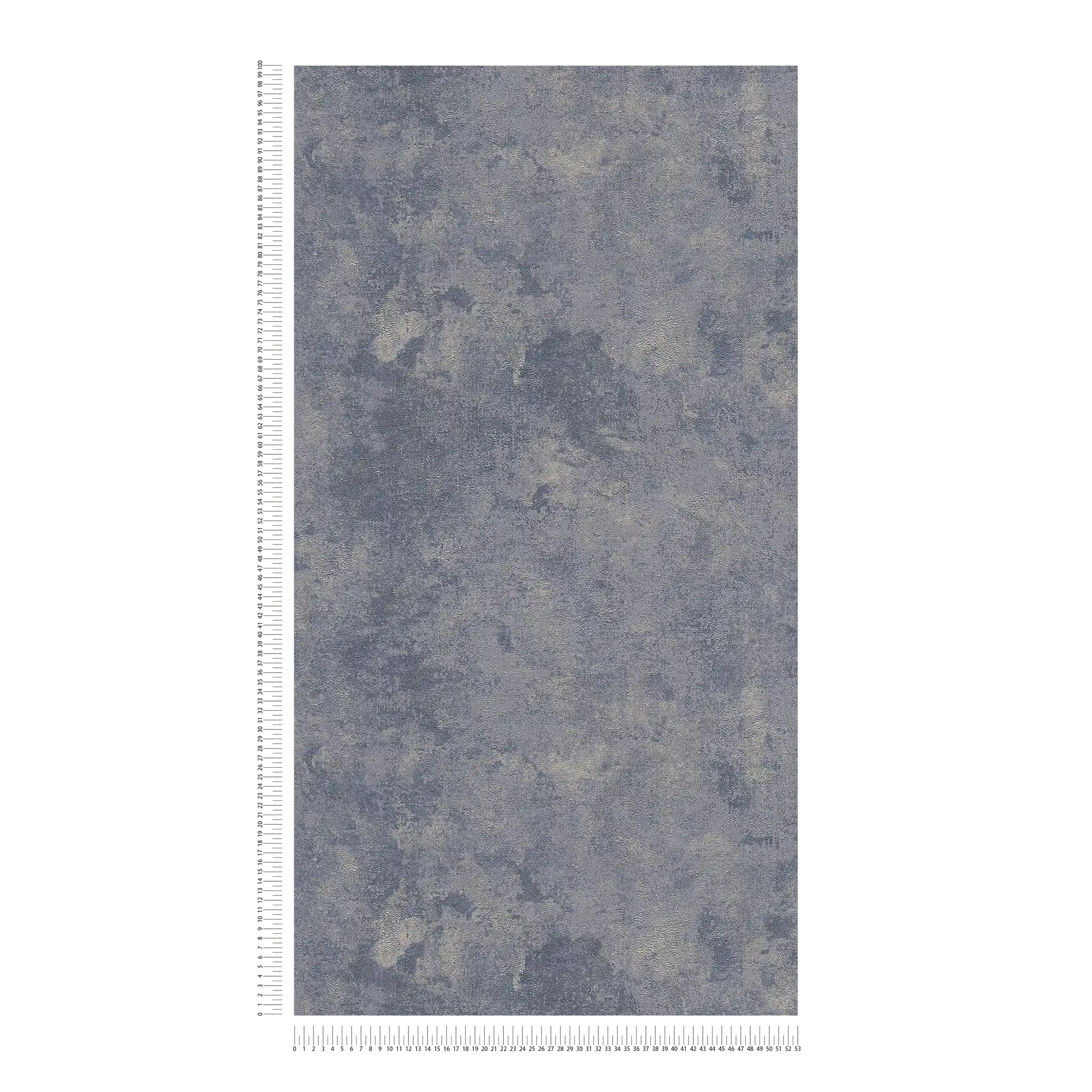             Tapete raue Struktur & Glanz-Effekt – Blau, Silber, Grau
        