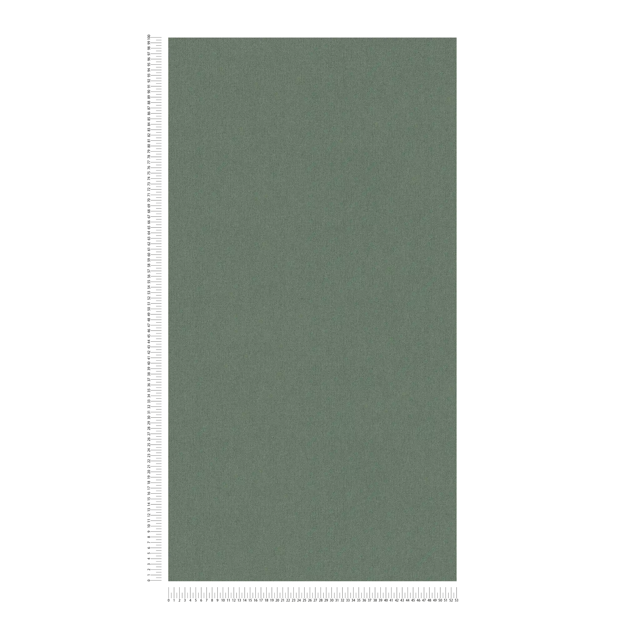             Einfarbige Tapete Tannengrün mit Textilstruktur – Grün
        