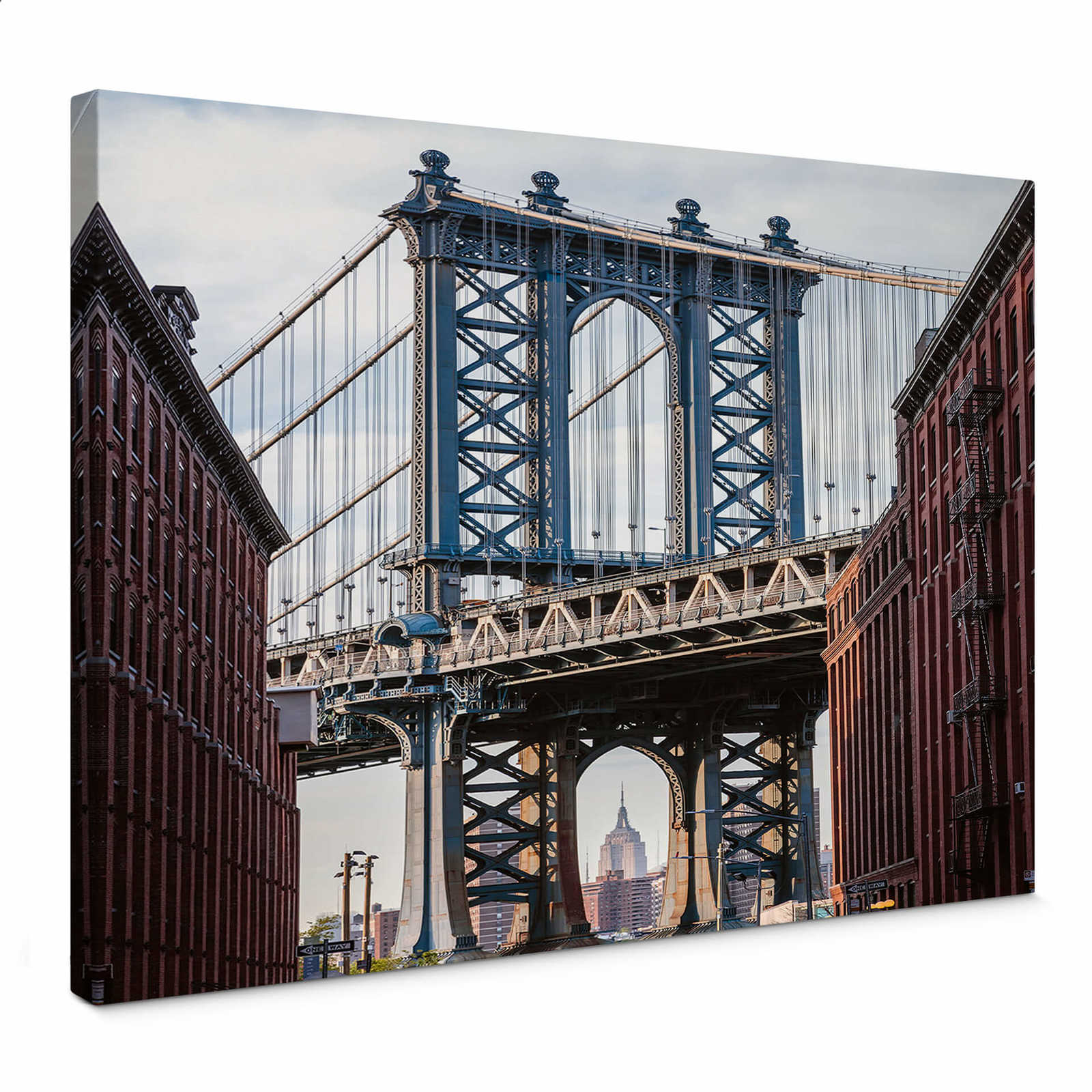         Leinwandbild New York Brooklyn Bridge, Foto von Colombo – 0,70 m x 0,50 m
    