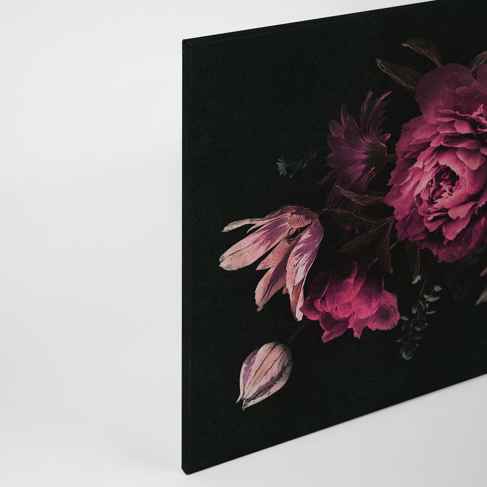             Drama queen 3 - Leinwandbild romantischer Blumenstrauß – 1,20 m x 0,80 m
        