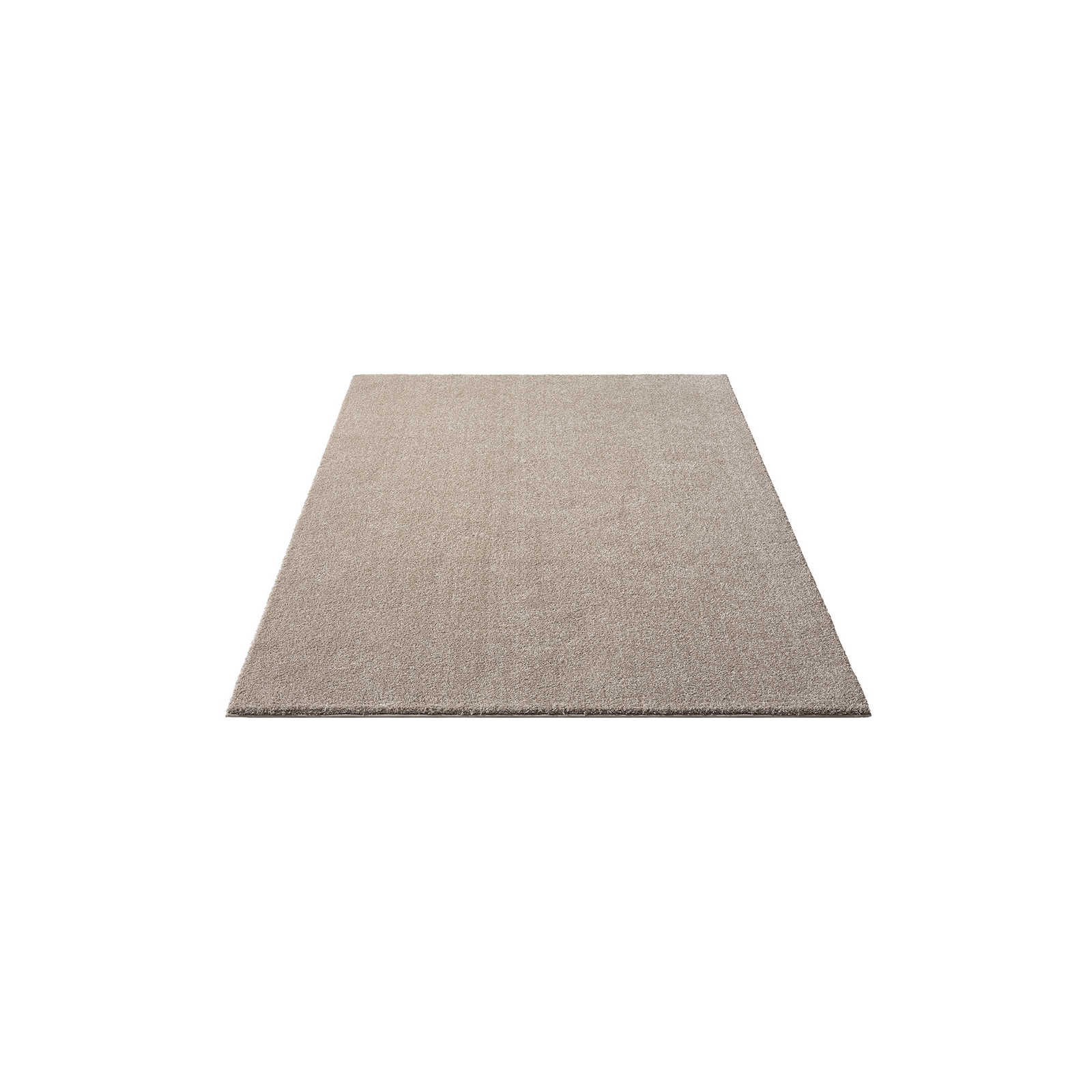 Sanfter Kurzflor Teppich in Beige – 170 x 120 cm
