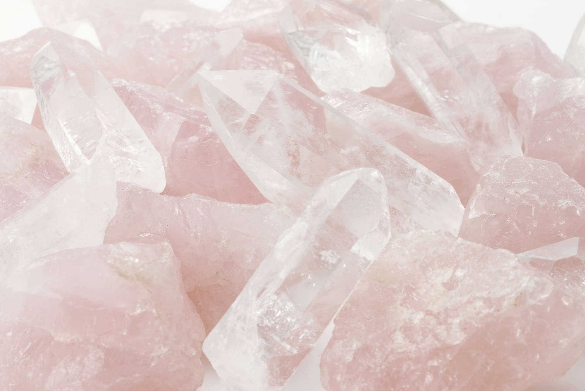             Fototapete Quarz Kristalle in Rose – Mattes Glattvlies
        