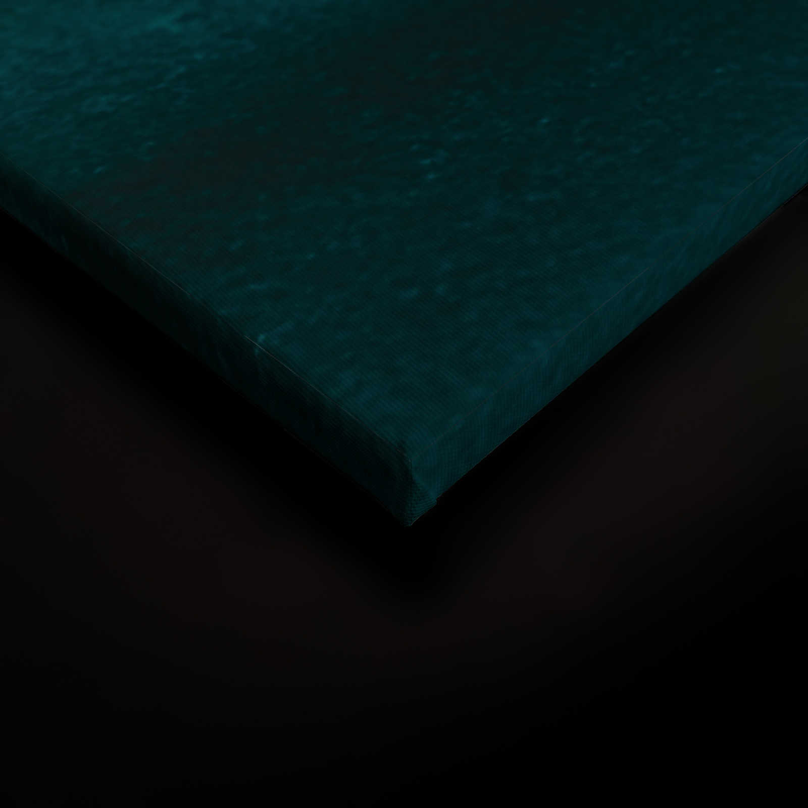             Gezeiten Leinwandbild mit abstraktem Wasser Aquarell – 1,20 m x 0,80 m
        