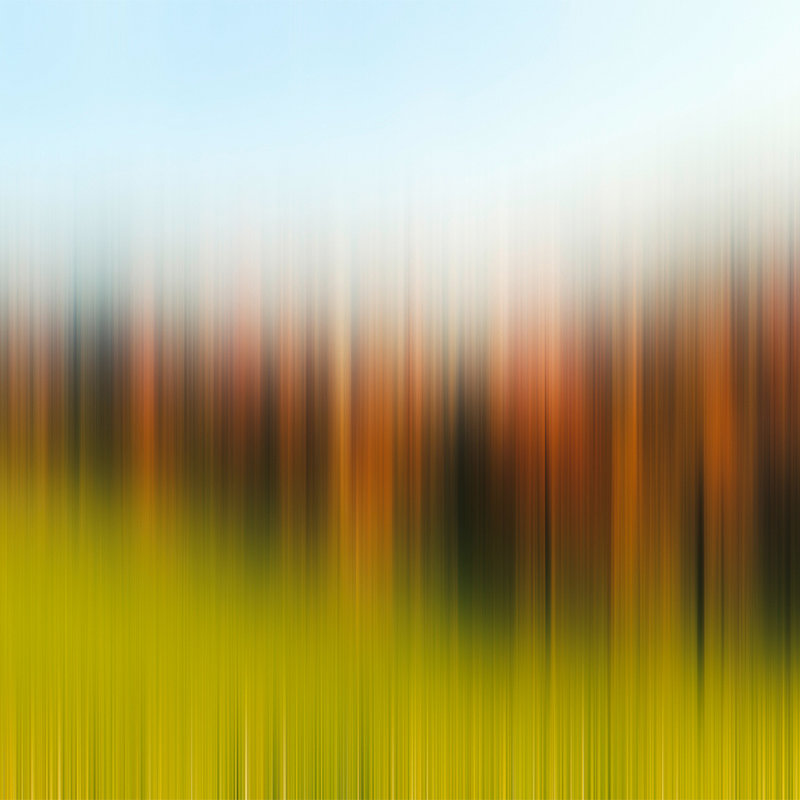         Fototapete abstrakter Kunststil mit leuchtenden Farben – Grün, Orange, Blau
    
