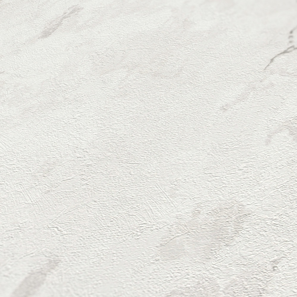             Vliestapete mit rustikalem Design im Used Look – Creme, Grau, Weiß
        