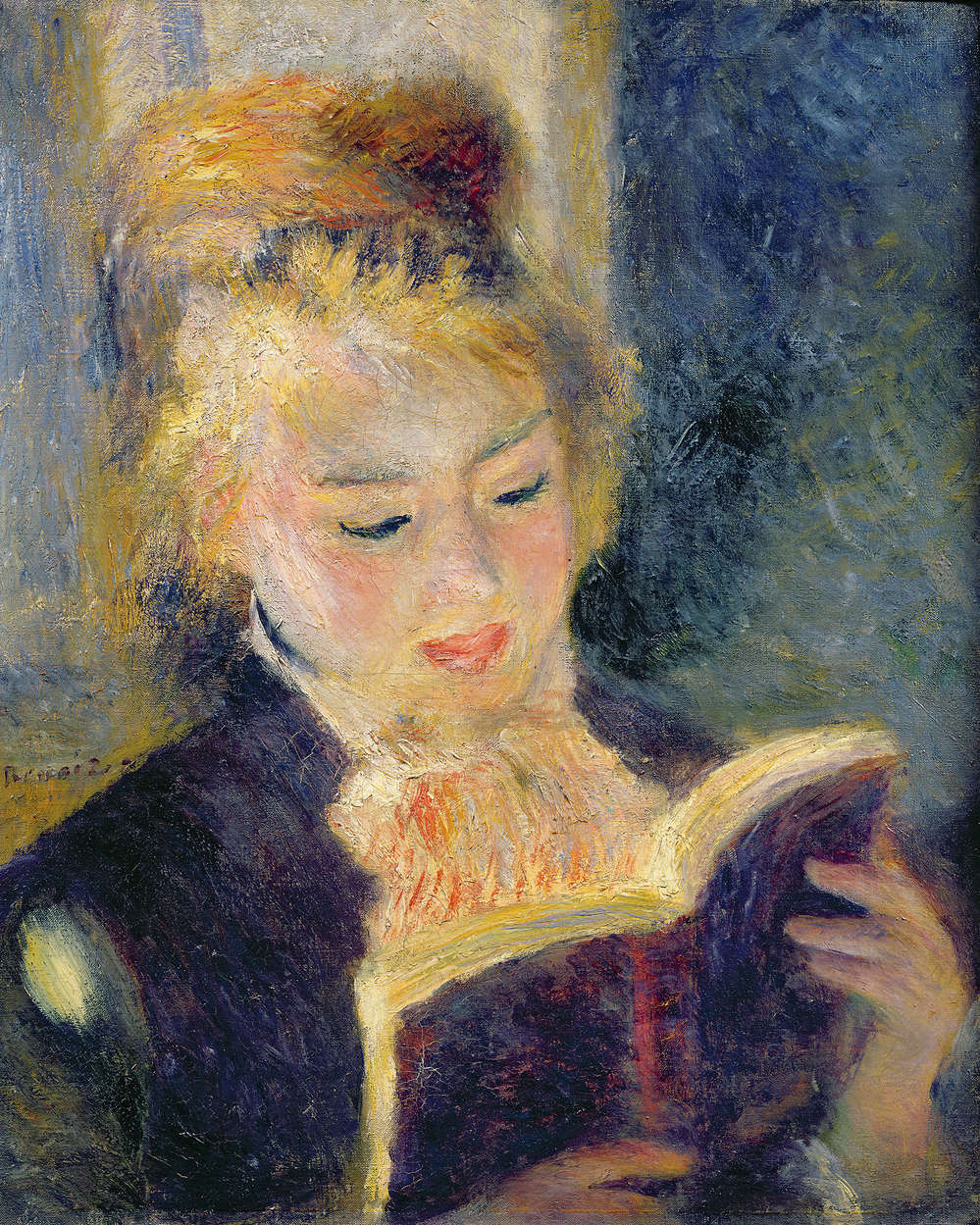             Fototapete "Lesendes Mädchen" von Pierre Auguste Renoir
        
