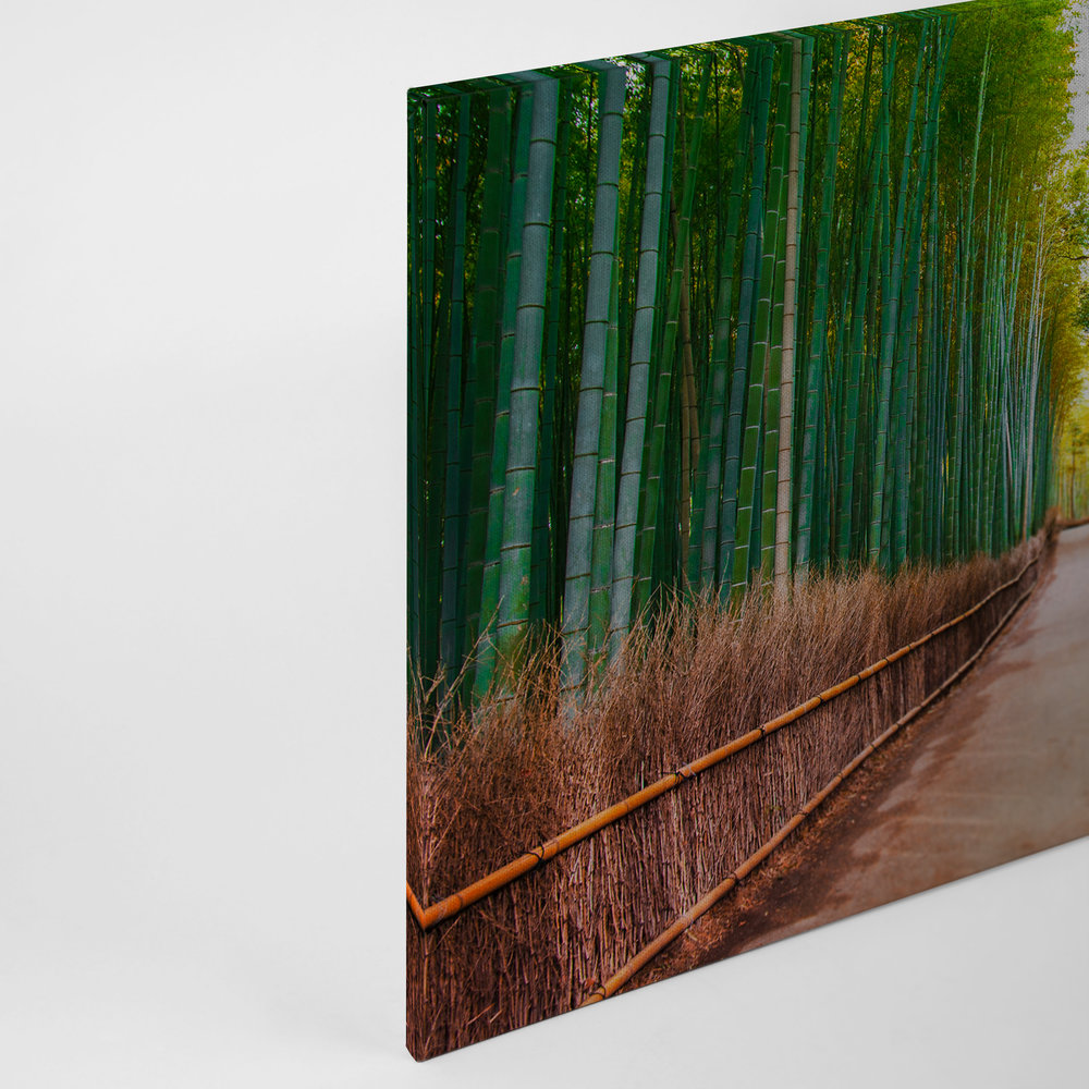             Leinwand mit natürlichem Bambusweg – 0,90 m x 0,60 m
        
