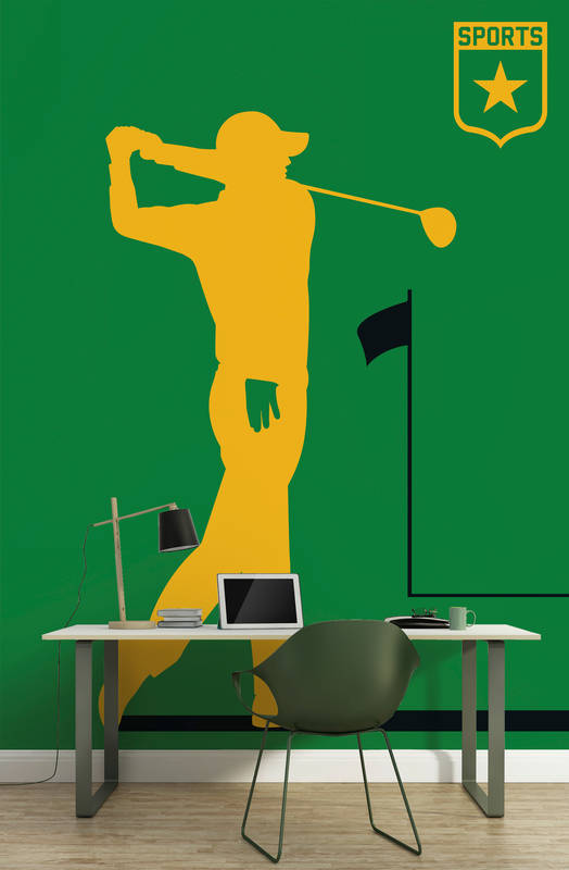             Fototapete Sport Golf Motiv Player Icon
        