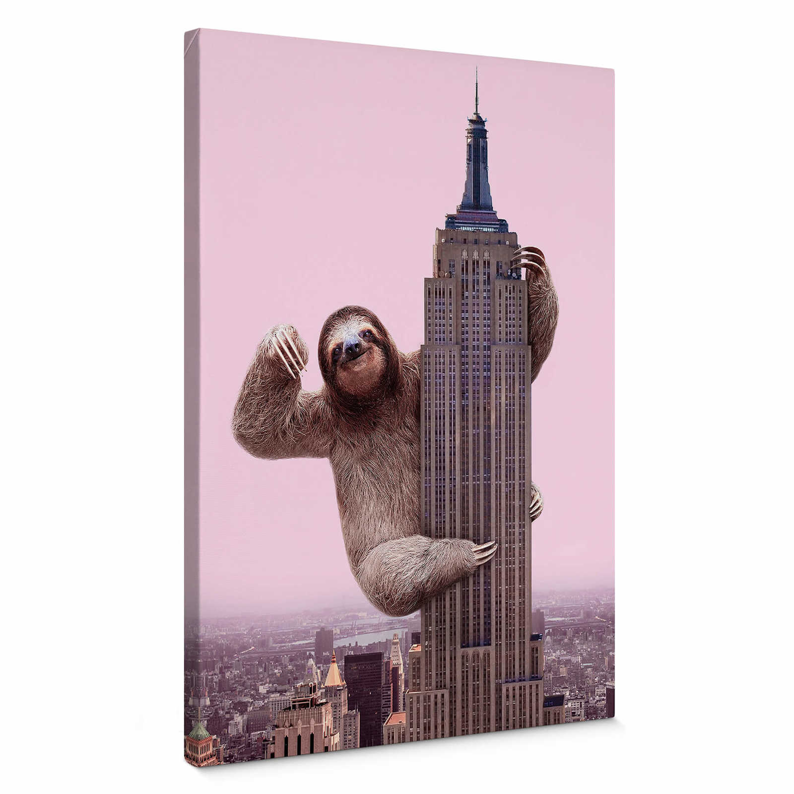         Leinwandbild Faultier von Fuentes, "King Sloth" – 0,50 m x 0,70 m
    