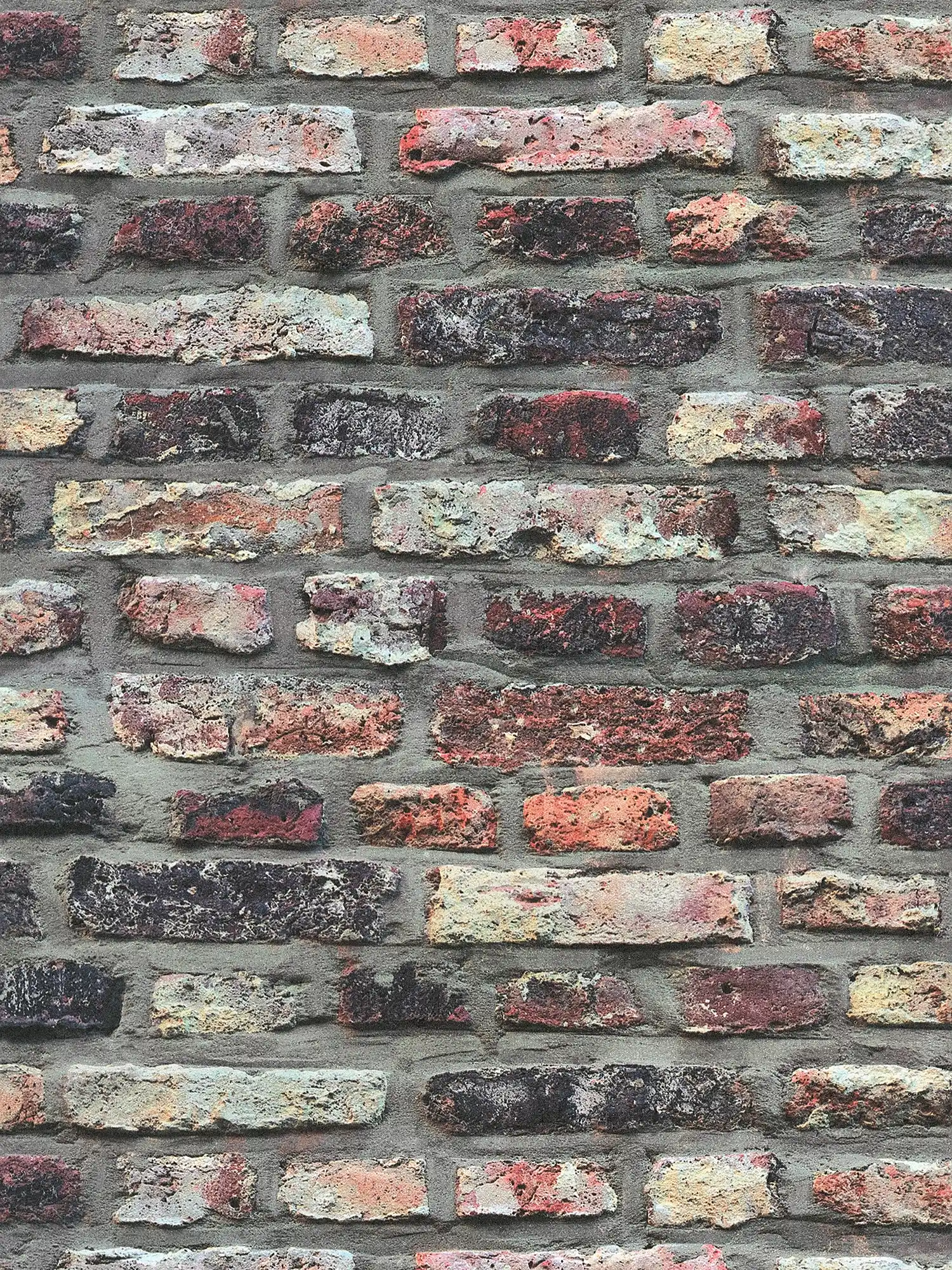         Stein Tapete rustikales Mauerwerk im Industrial Style – Braun, Grau, Beige
    